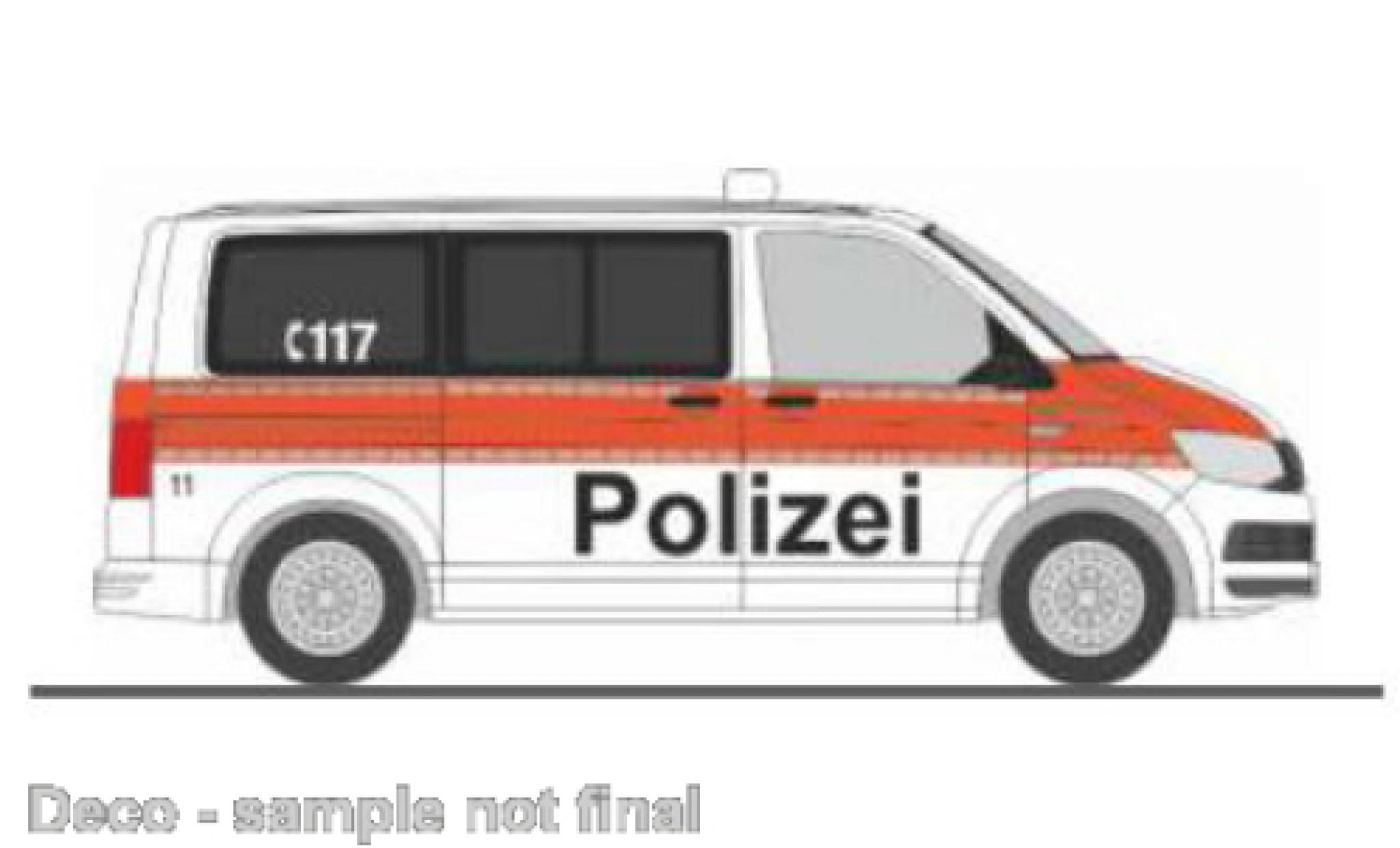 Volkswagen T6 1/87 Rietze Stadtpolizei Z&uuml;rich modelauto
