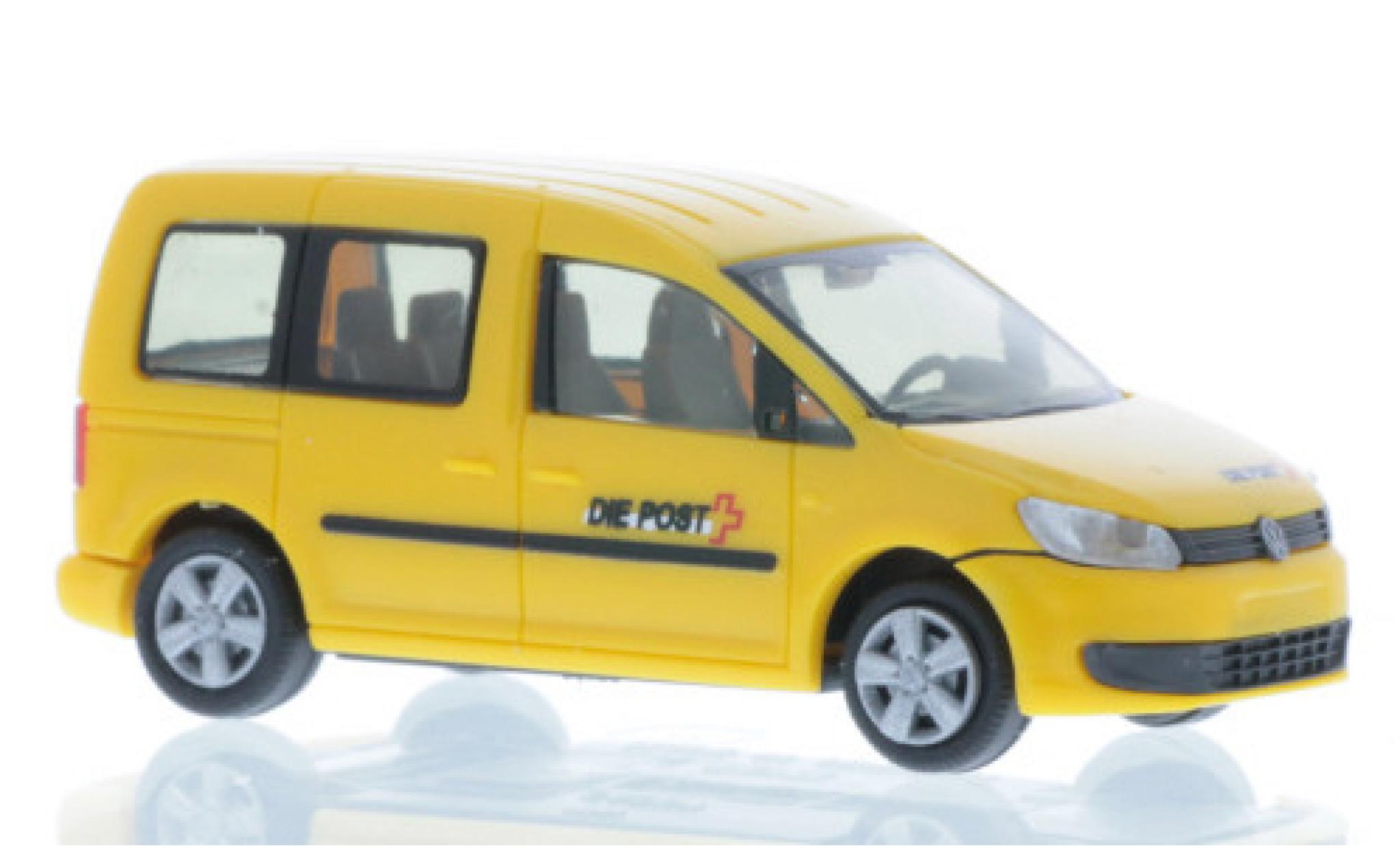 Volkswagen Caddy 1/87 Rietze Die Post (CH) 2011 modelauto