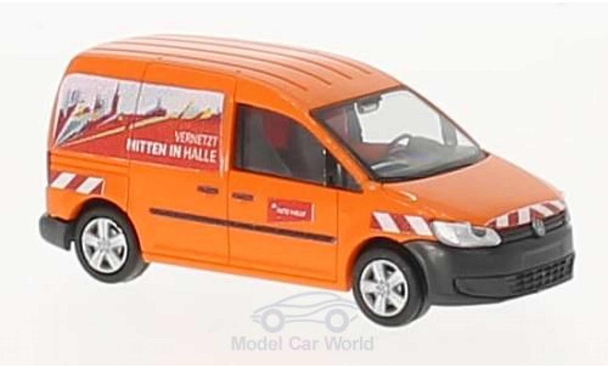 Volkswagen Caddy 1/87 Rietze Energieversorgung Halle Netz GmbH 2011 modelauto