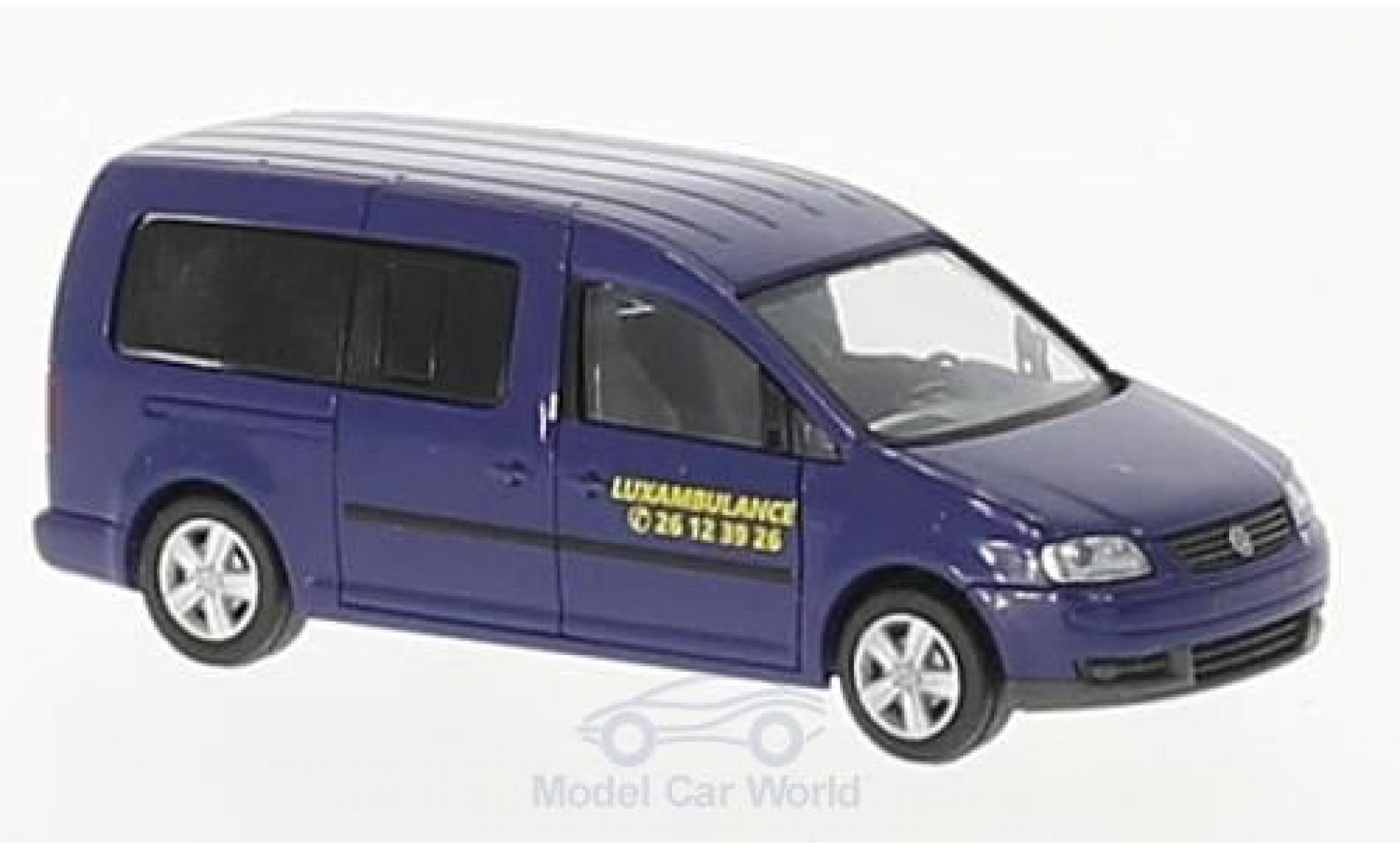Volkswagen Caddy 1/87 Rietze Maxi Luxambulance (LU) modelauto