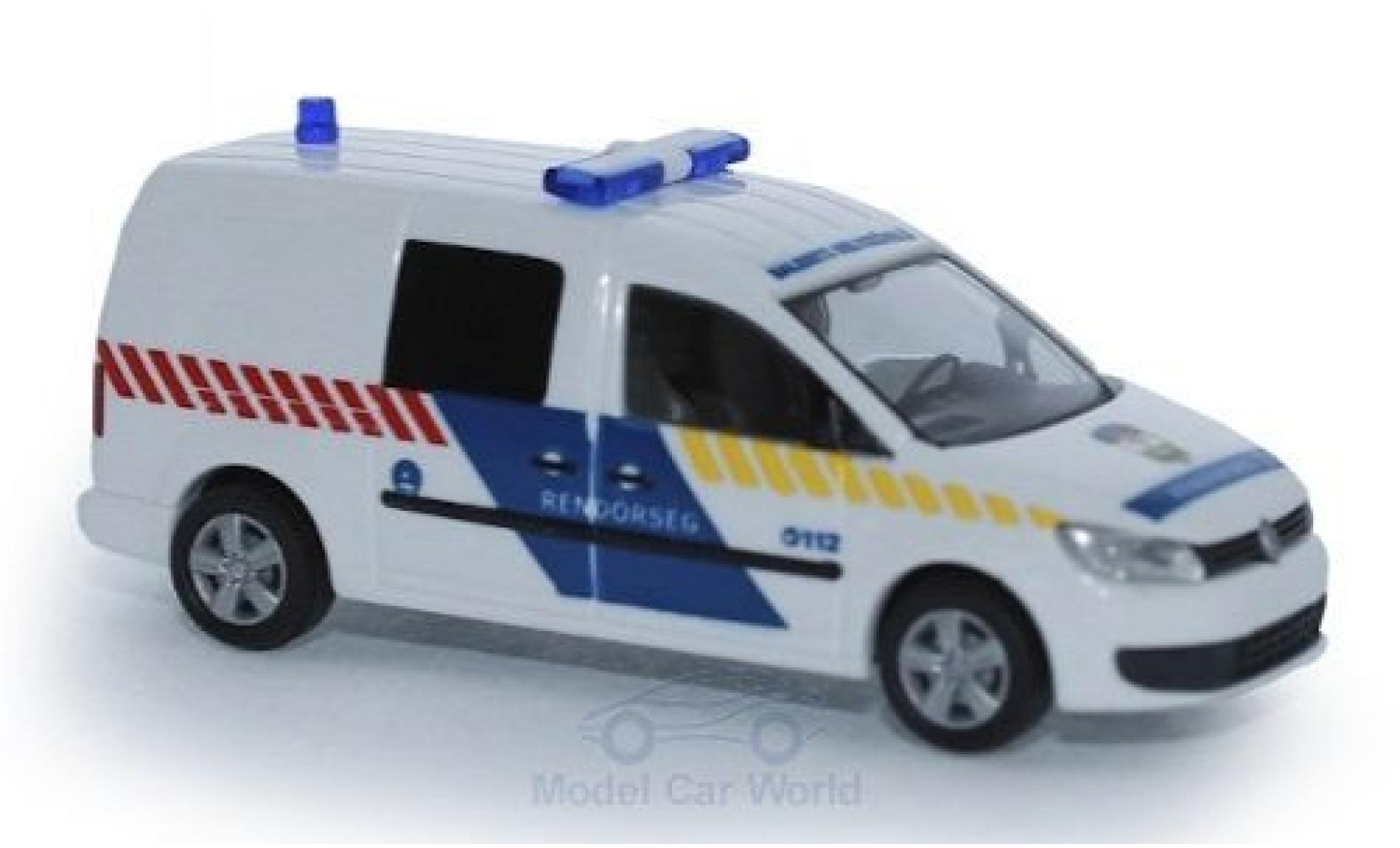Volkswagen Caddy 1/87 Rietze Maxi Rend&ouml;rseg 2011 modelauto