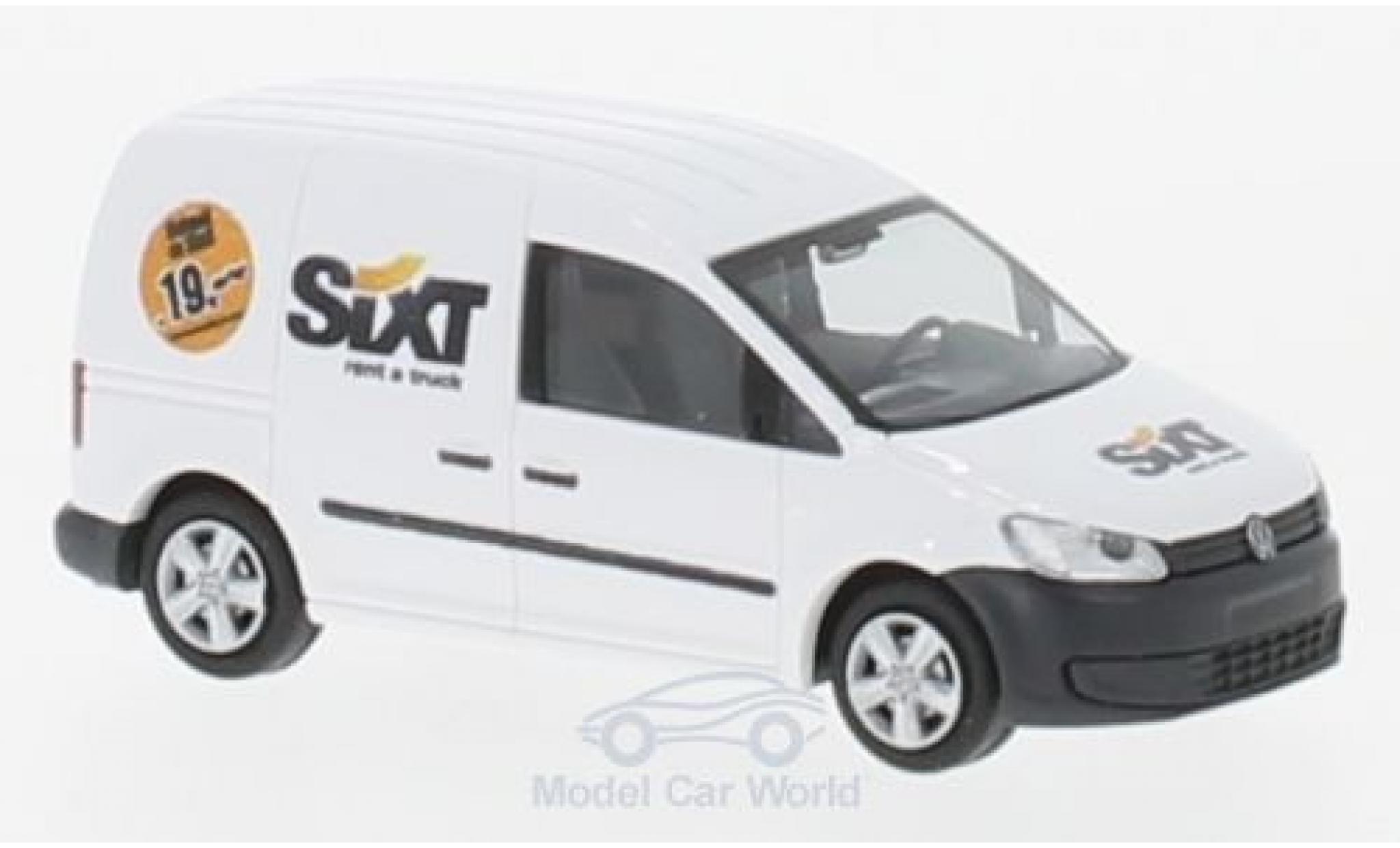 Volkswagen Caddy 1/87 Rietze Sixt 2011 modelauto