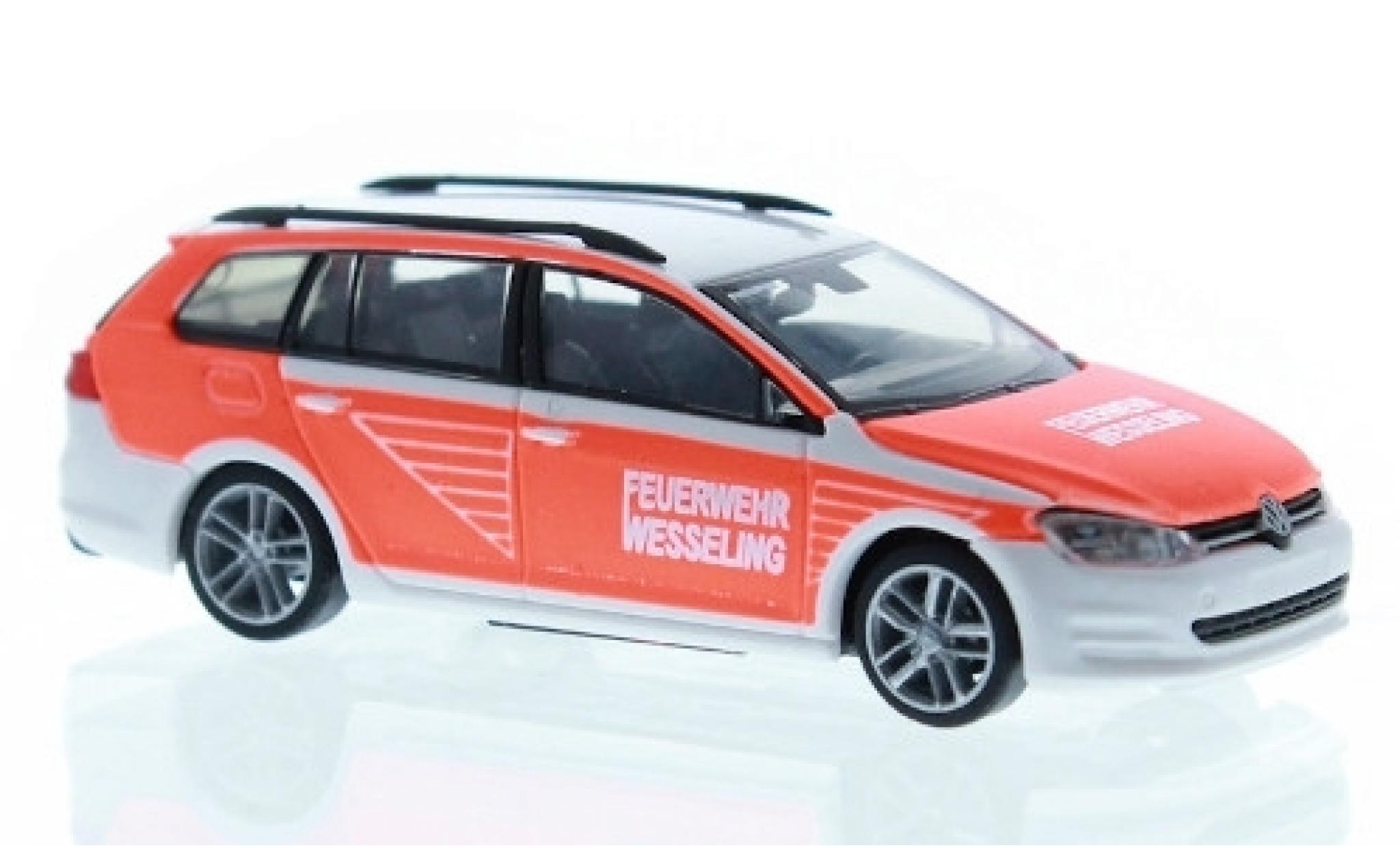 Volkswagen Golf 1/87 Rietze 7 Variant Brandweer Wesseling modelauto