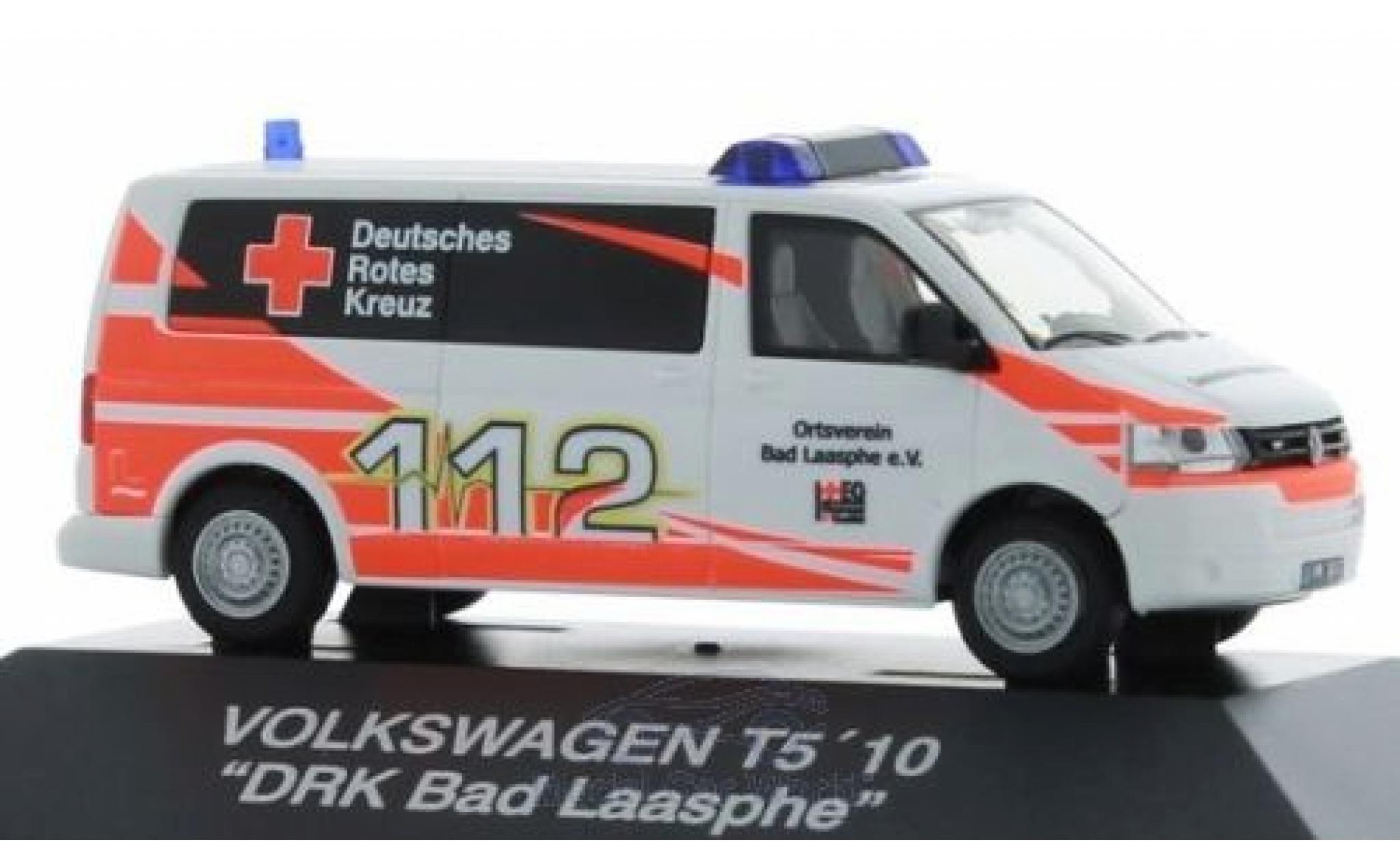 Volkswagen T5 1/87 Rietze DRK Bad Laasphe 2010 modelauto