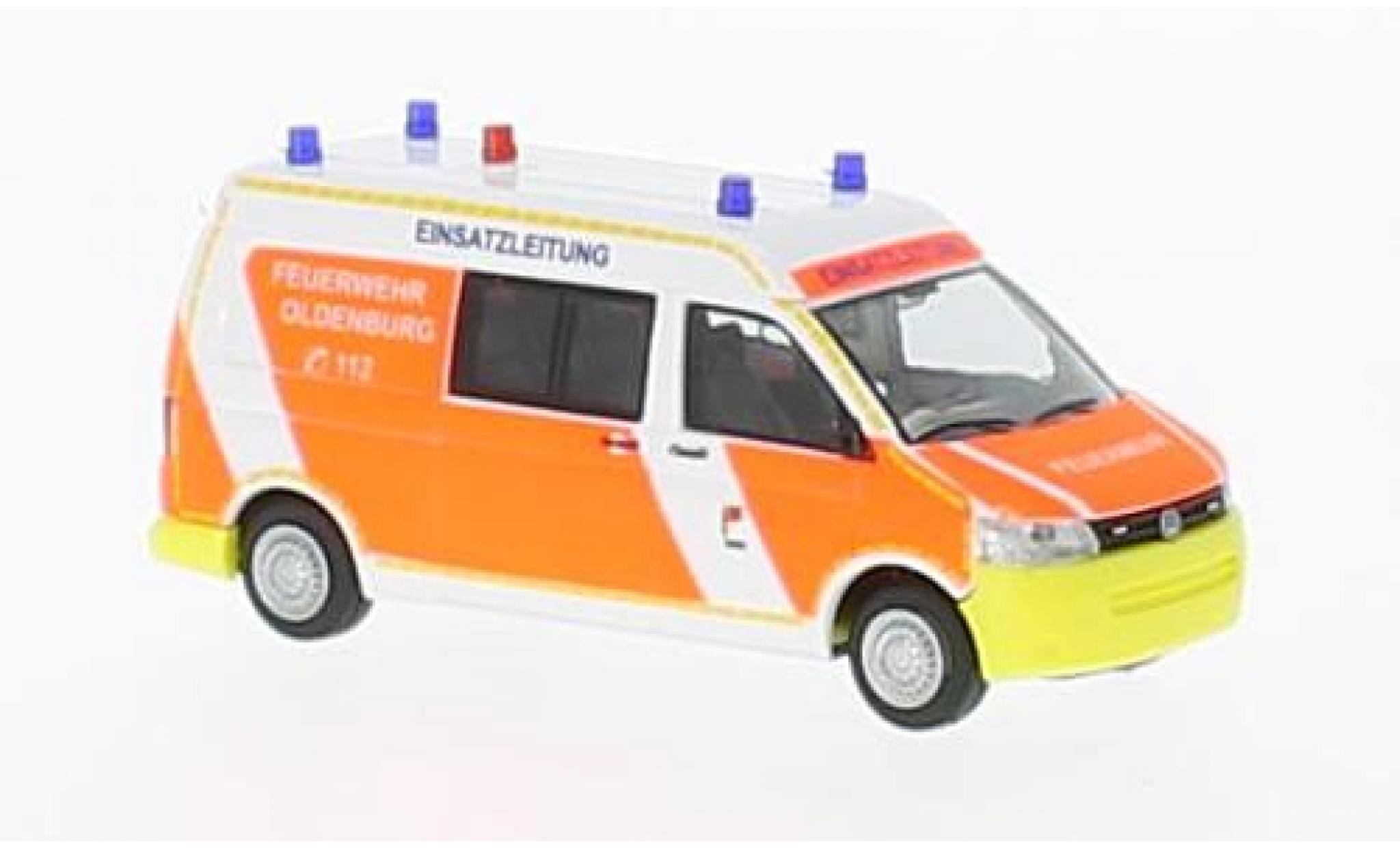 Volkswagen T5 1/87 Rietze GP Brandweer Oldenburg 2010 modelauto