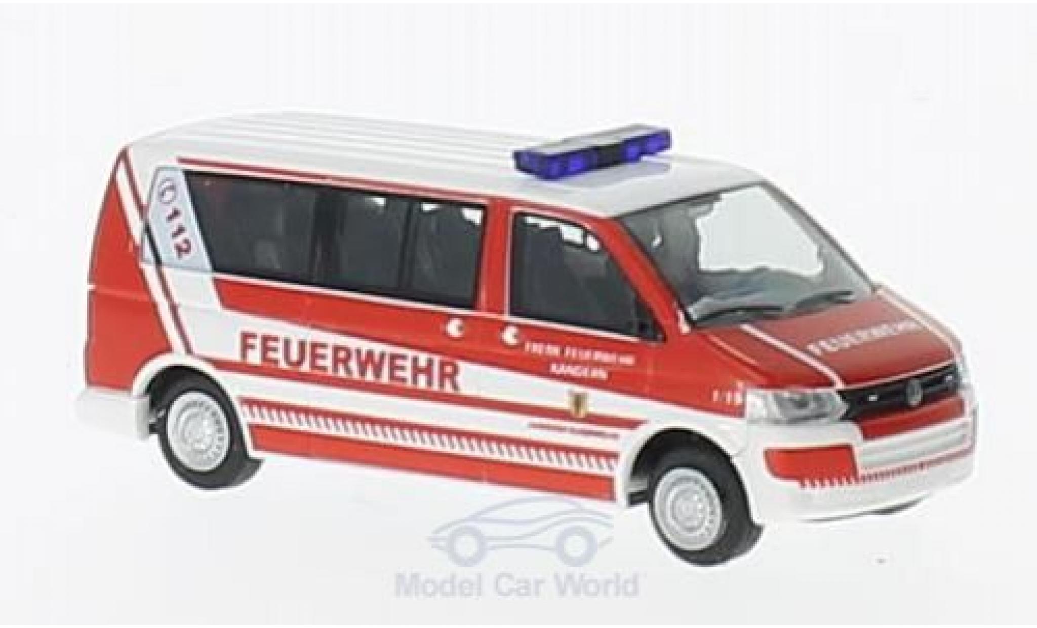 Volkswagen T5 1/87 Rietze GP LR Brandweer Kandern ohne Vitrine modelauto