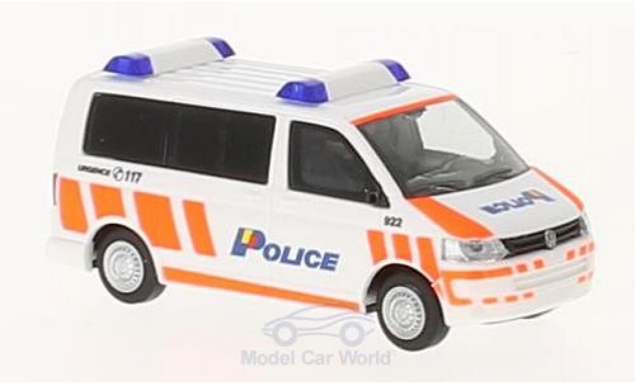 Volkswagen T5 1/87 Rietze Politie Geneve (CH) 2010 modelauto