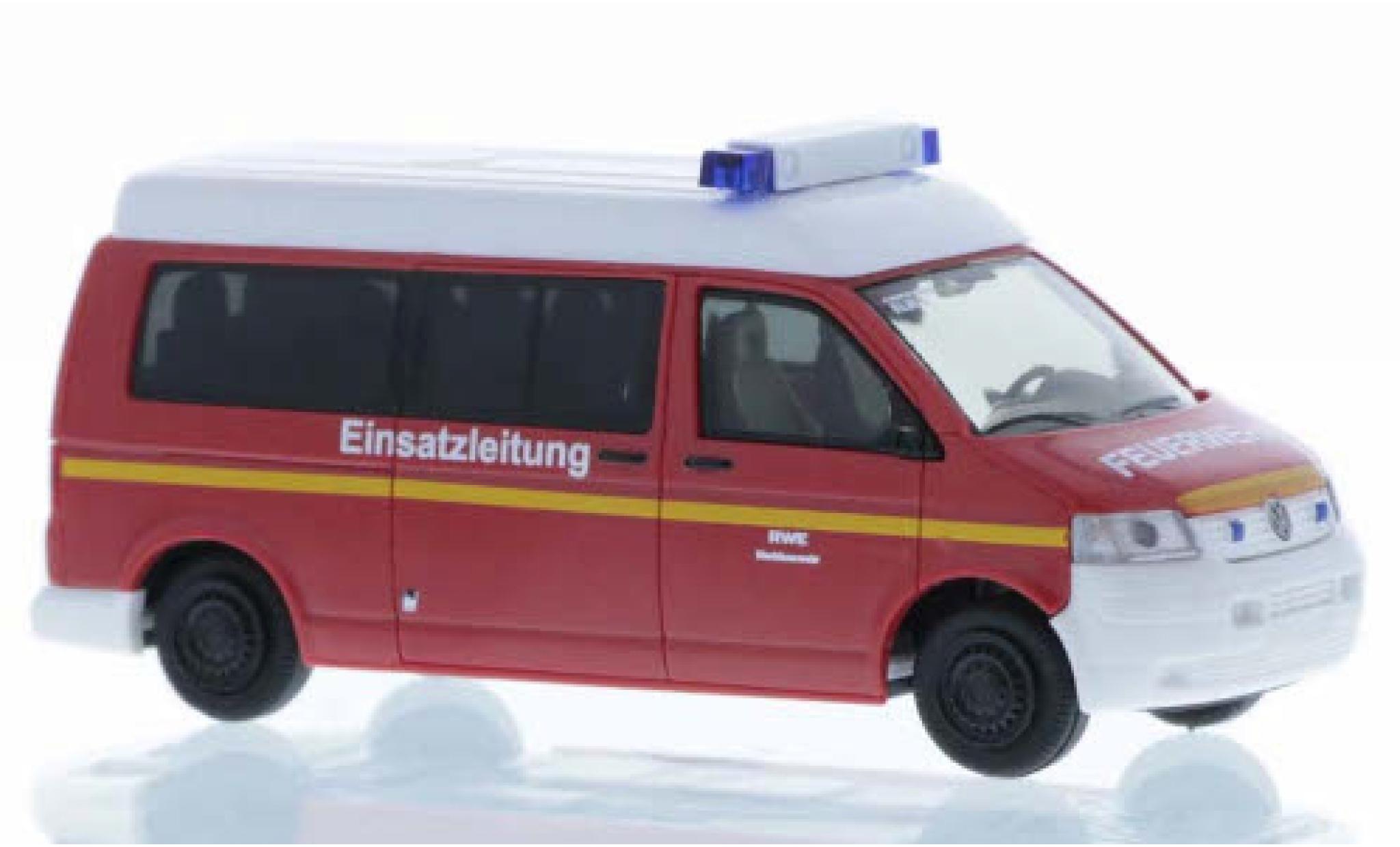 Volkswagen T5 1/87 Rietze Werkfeuerwehr RWE Weisweiler modelauto