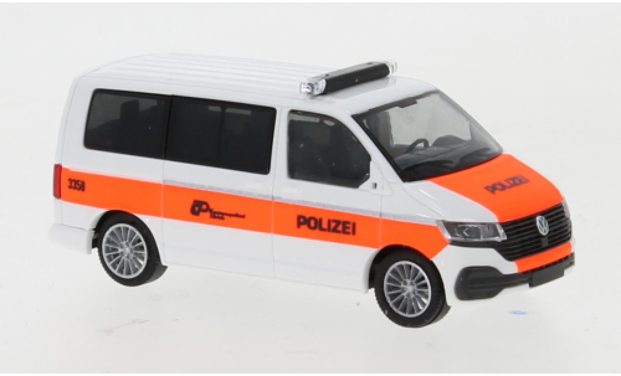 Volkswagen T6 1/87 Rietze .1 Bus Kantonspolizei Z&uuml;rich modelauto