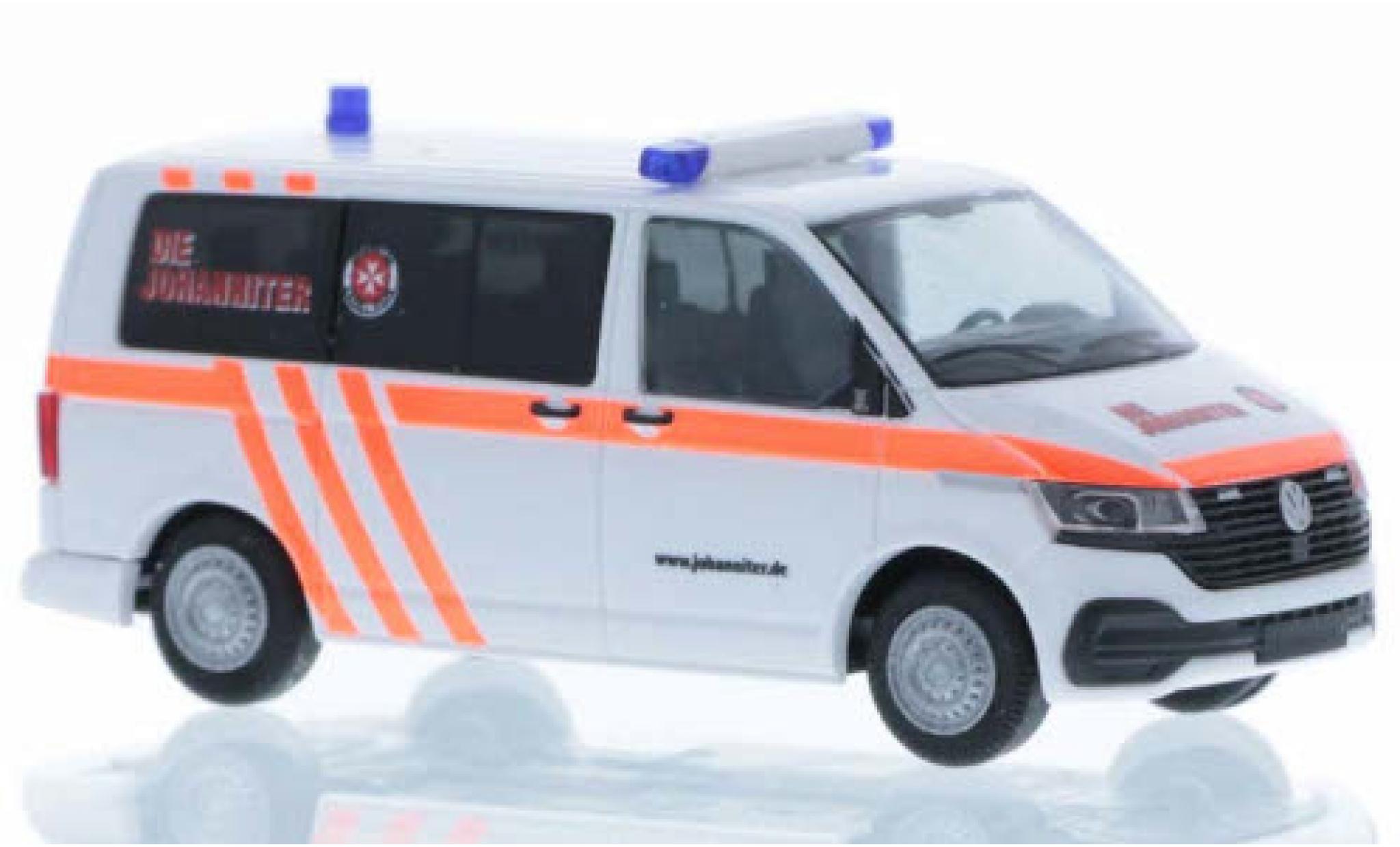 Volkswagen T6 1/87 Rietze .1 Johanniter Lingen-Nordhorn court- empattement modelauto