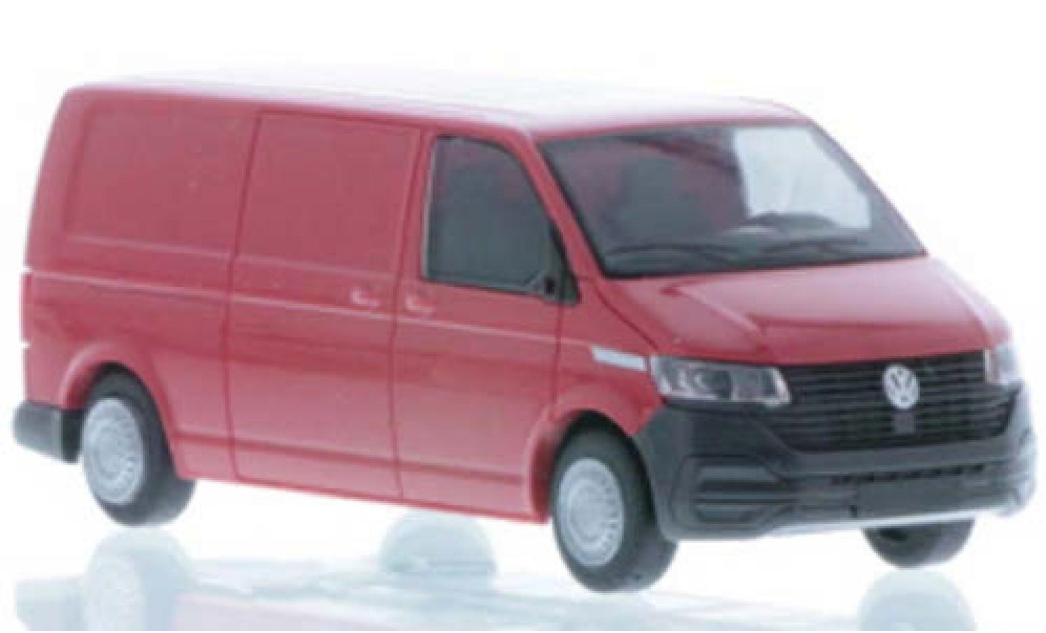 Volkswagen T6 1/87 Rietze .1 LR Kasten FD rood modelauto