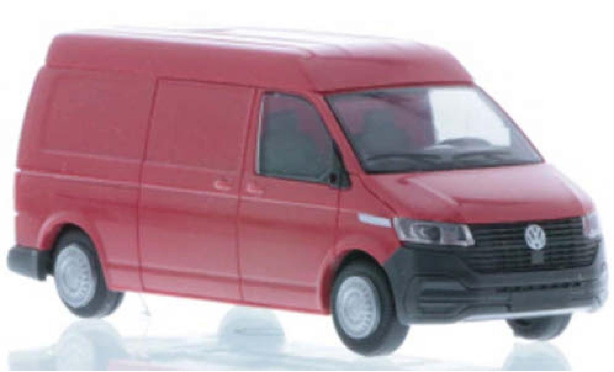 Volkswagen T6 1/87 Rietze .1 LR Kasten MD rood modelauto