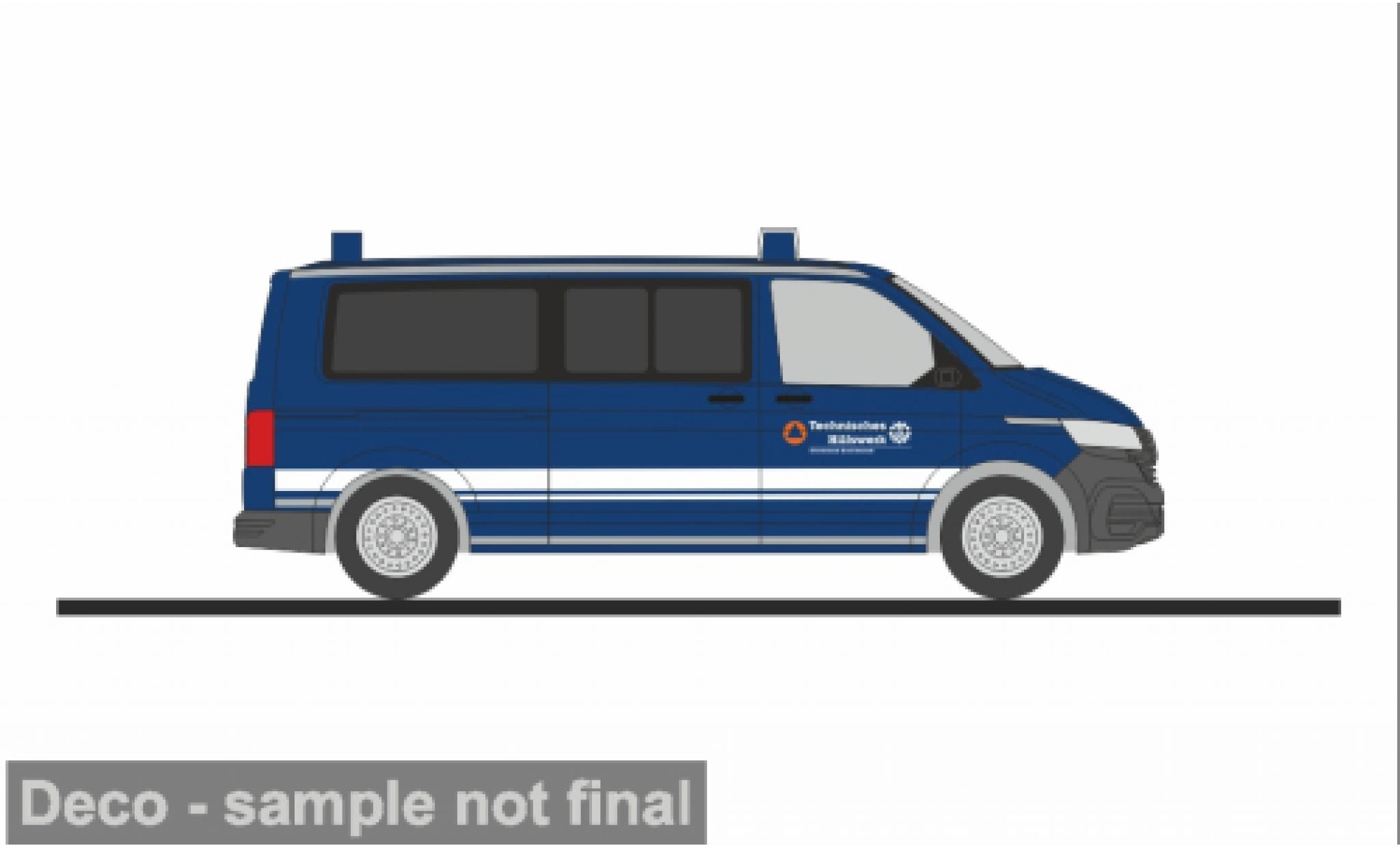 Volkswagen T6 1/87 Rietze .1 THW Gro&szlig;-Umstadt 1:87 modelauto
