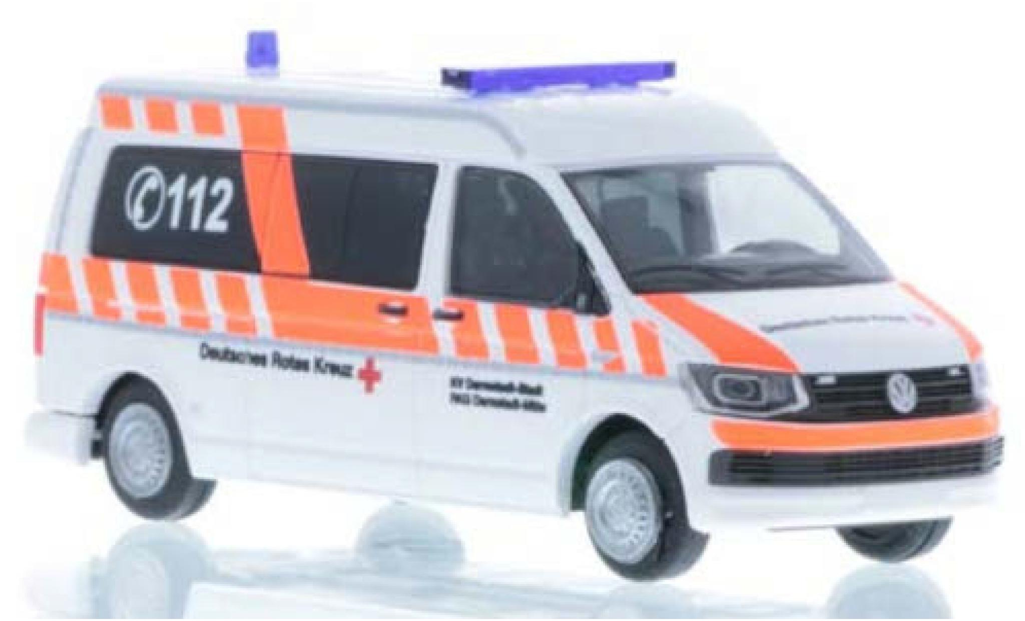 Volkswagen T6 1/87 Rietze Bus DRK Darmstadt-Mitte modelauto