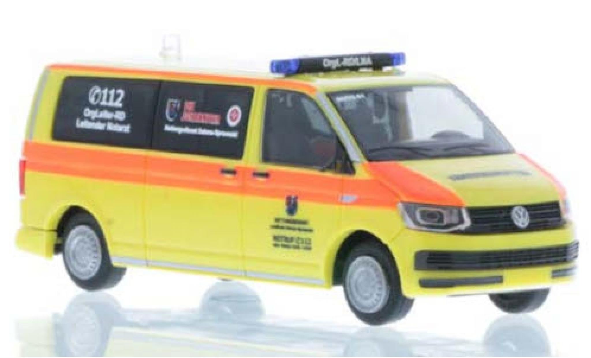 Volkswagen T6 1/87 Rietze Bus Rettungsdienst Dahme-Spreewald modelauto