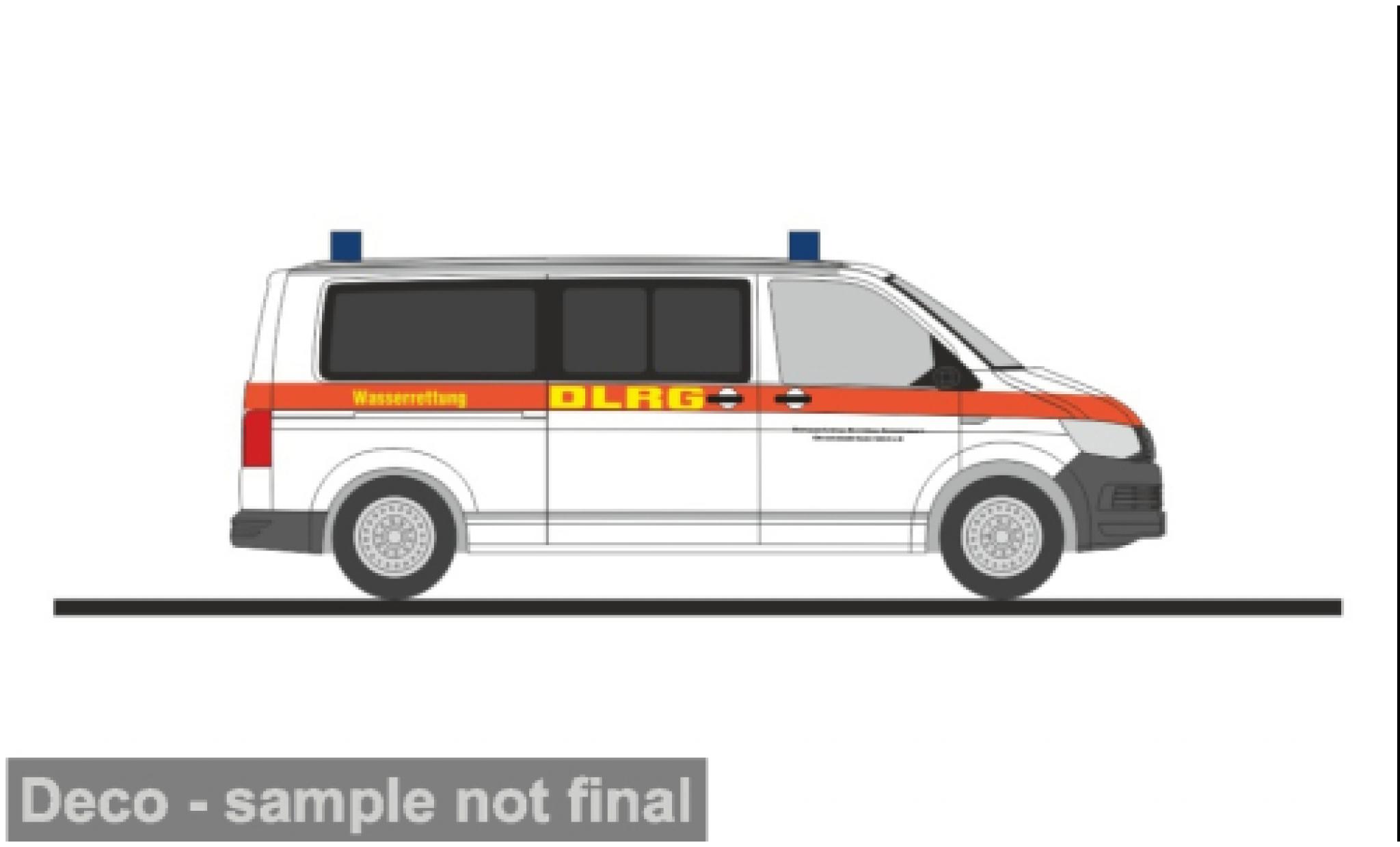 Volkswagen T6 1/87 Rietze DLRG Wasserrettung Geretsried 1:87 modelauto