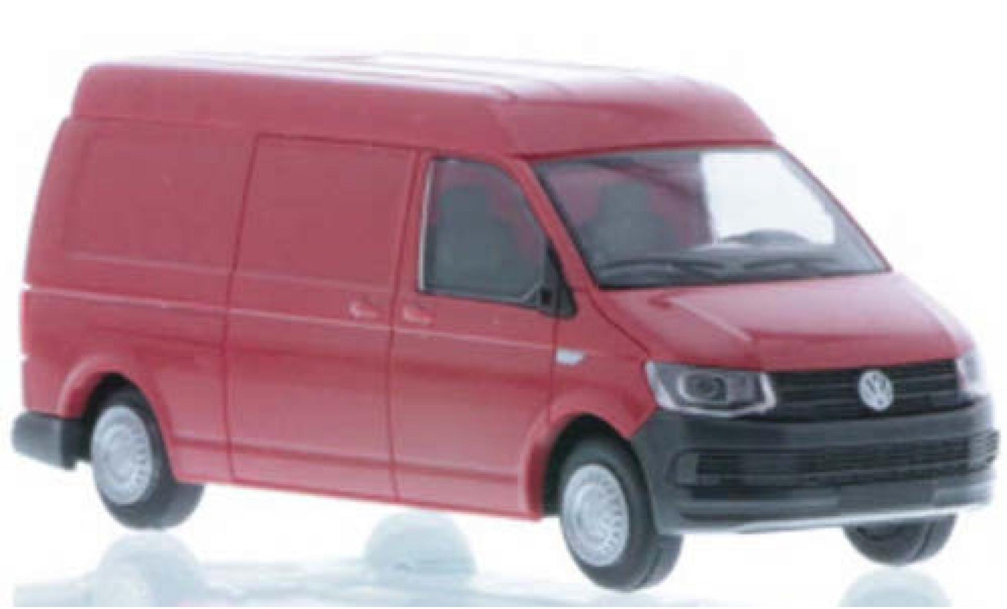 Volkswagen T6 1/87 Rietze LR Kasten MD rood modelauto