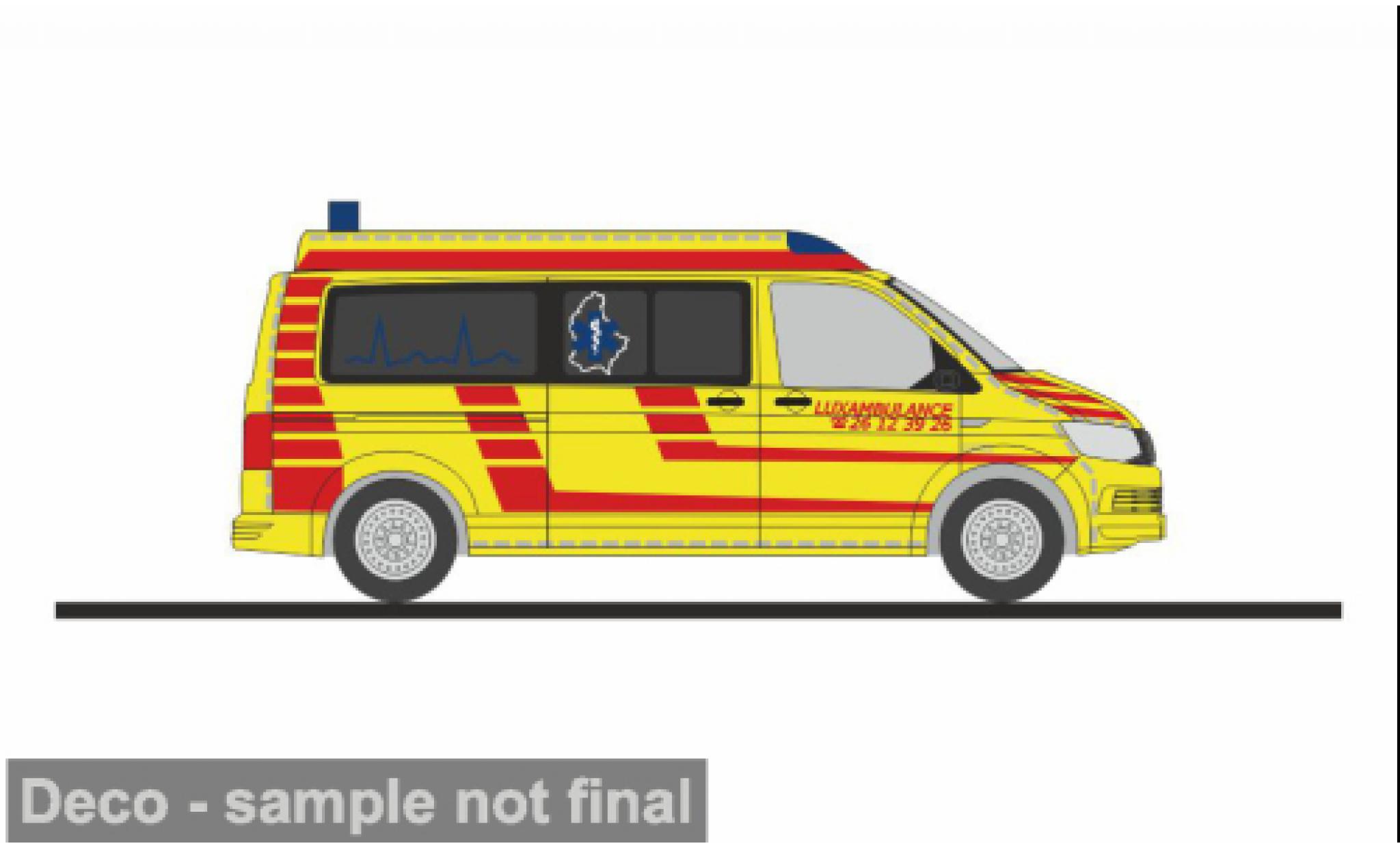 Volkswagen T6 1/87 Rietze Luxambulance (L) 1:87 modelauto