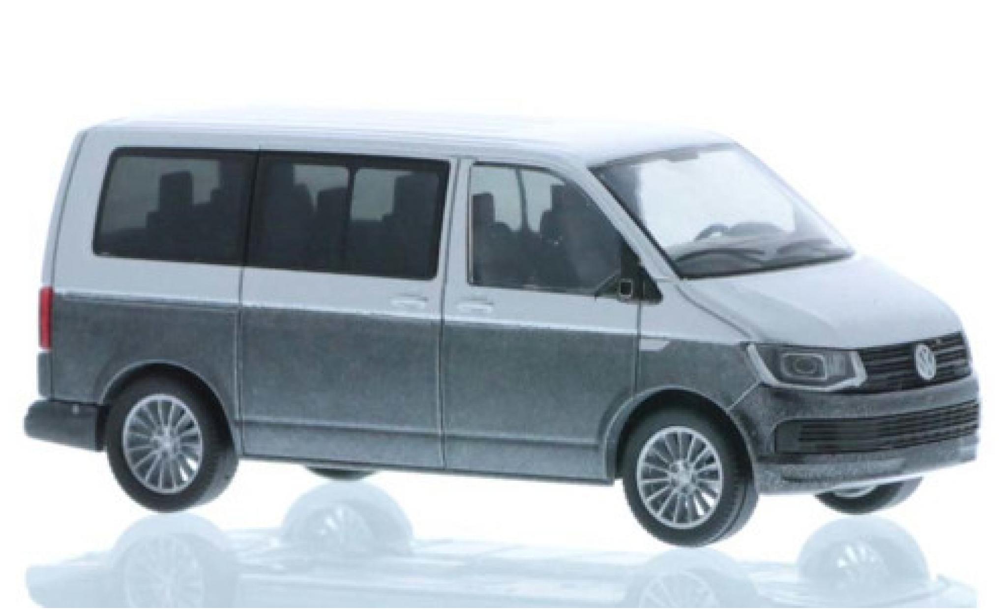 Volkswagen T6 1/87 Rietze grijs/metallic grijs court- empattement modelauto