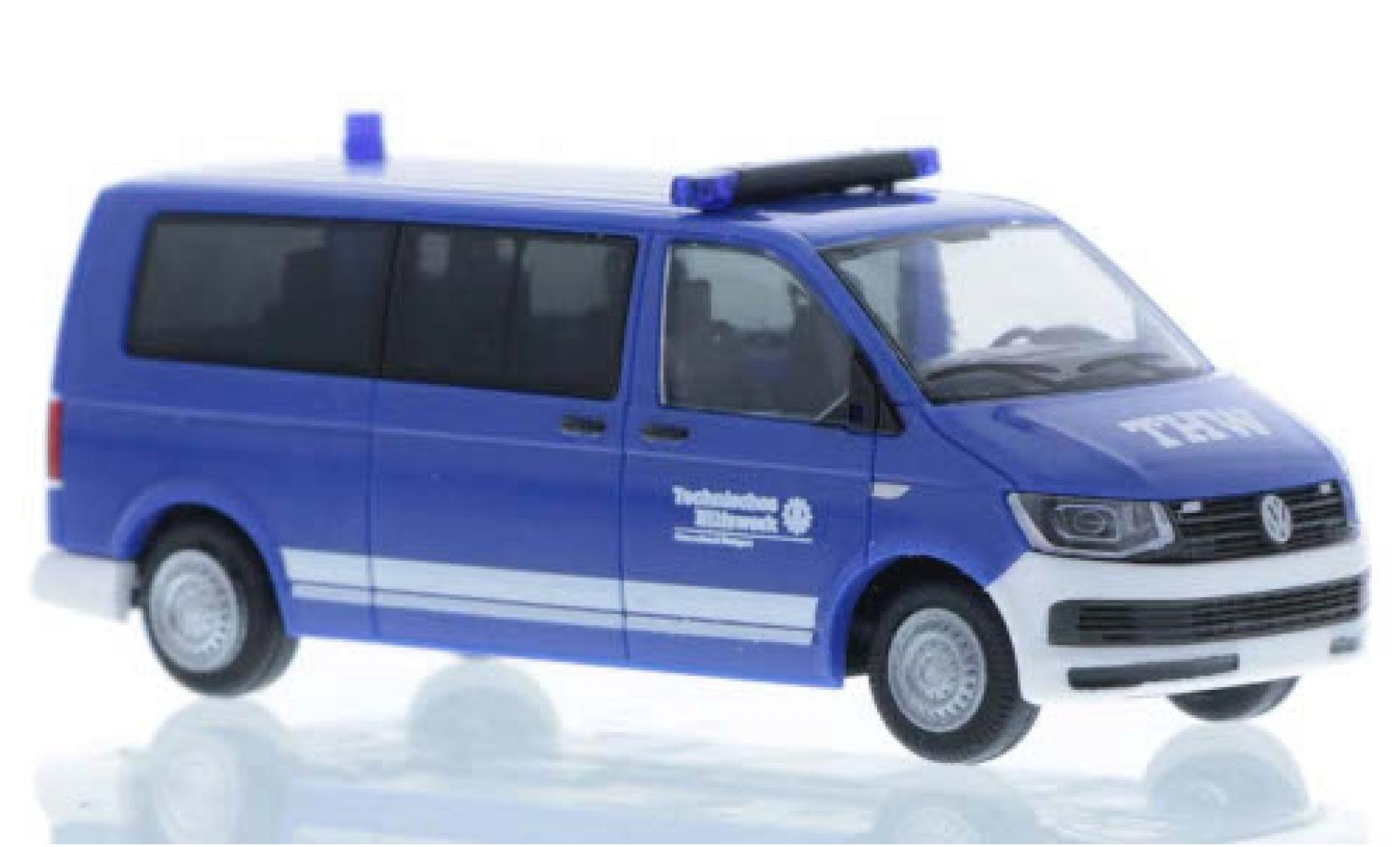 Volkswagen T6 1/87 Rietze THW Ortsverband Stuttgart plus long empattement modelauto