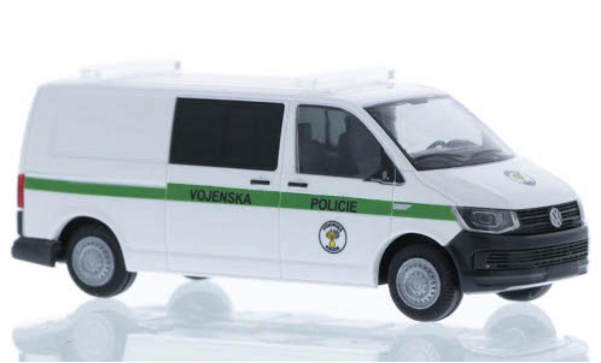 Volkswagen T6 1/87 Rietze Vojenska Policie (CZ) plus long empattement modelauto
