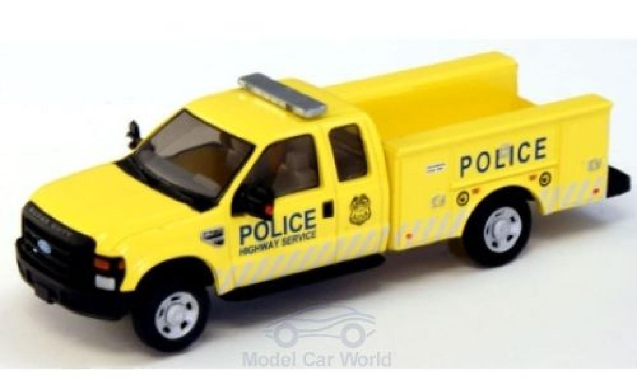 Ford F-350 1/87 River Point XLT Super Cab Utility Truck Politie Highway Service 2008 modelauto