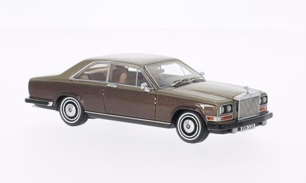 Rolls Royce Camargue 1/43 Neo bruin/gold 1975 modelauto