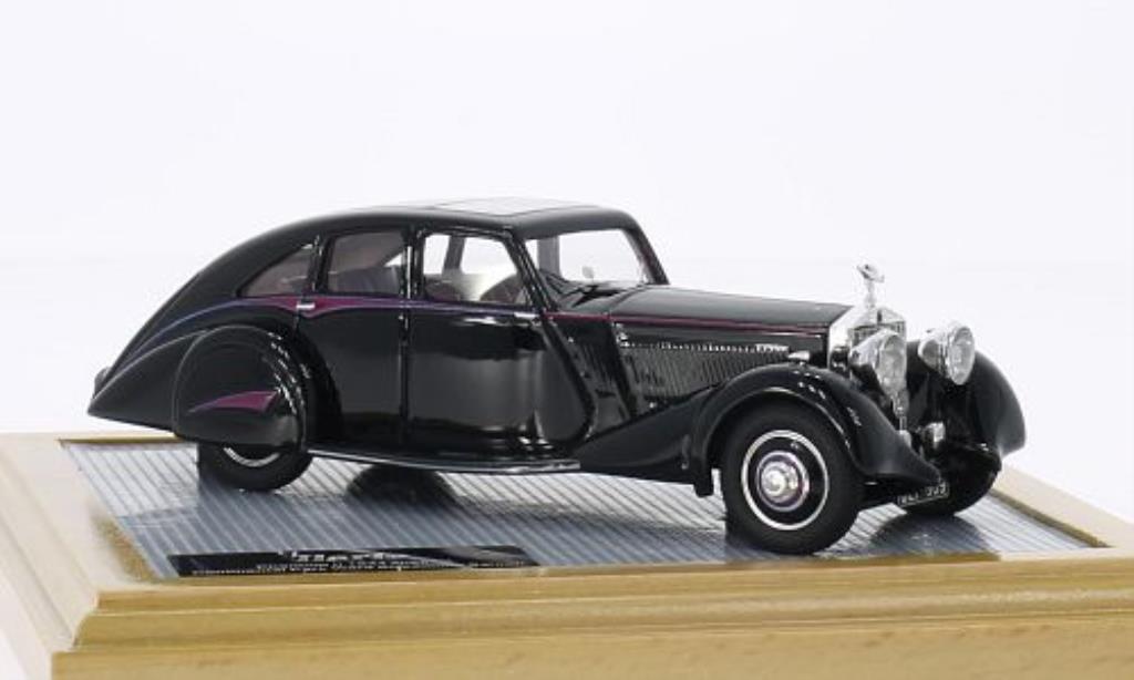 Rolls Royce Phantom 1/43 Ilario II Continental Park Ward Streamline Saloon zwart 1934 modelauto