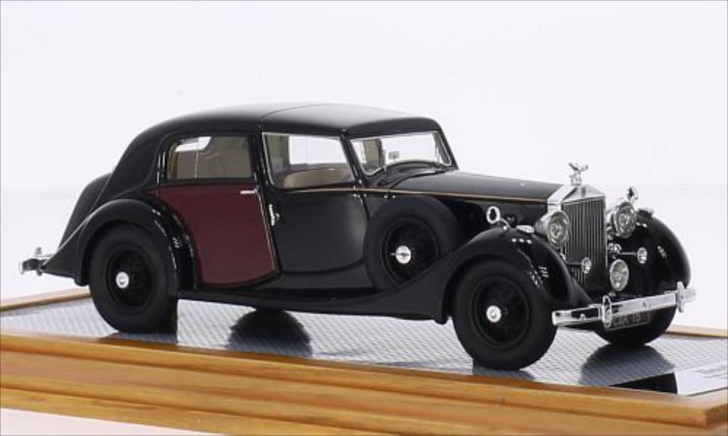 Rolls Royce Phantom 1/43 Ilario III Sedanca de Ville Park Ward zwart/rood RHD 1937 modelauto