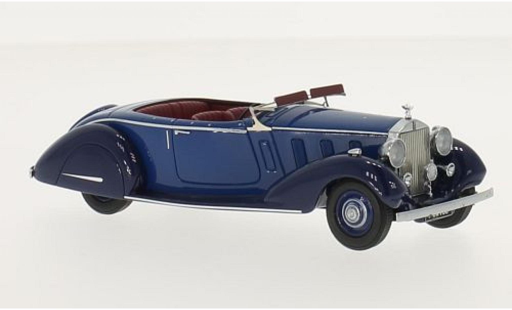 Rolls Royce Phantom 1/43 Matrix III Sp blauw 1:43 modelauto