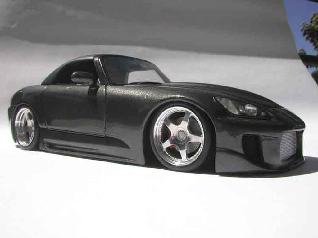 Honda S2000 1/18 Maisto zwart kit carrosserie modelauto