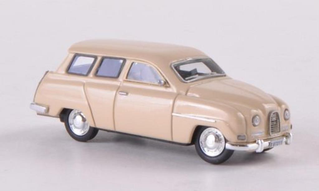 Saab 95 1/87 Neo beige modelauto