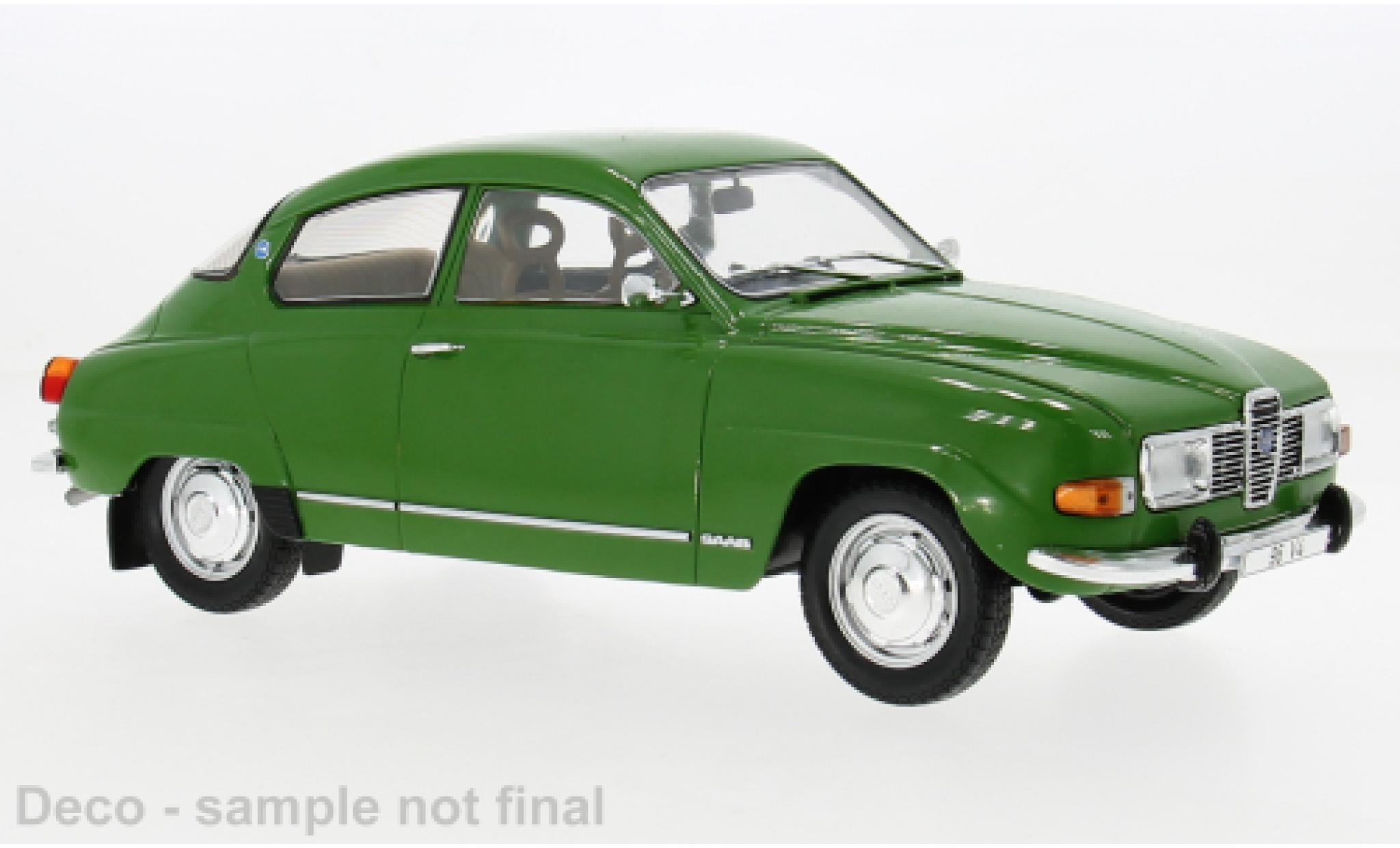 Saab 96 1/18 MCG V4 groen 1970 1:18 modelauto