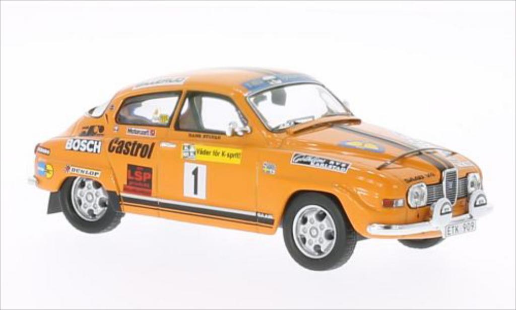 Saab 96 1/43 IXO V4 No.1 Rally Schweden 1975 /H.Sylvan modelauto