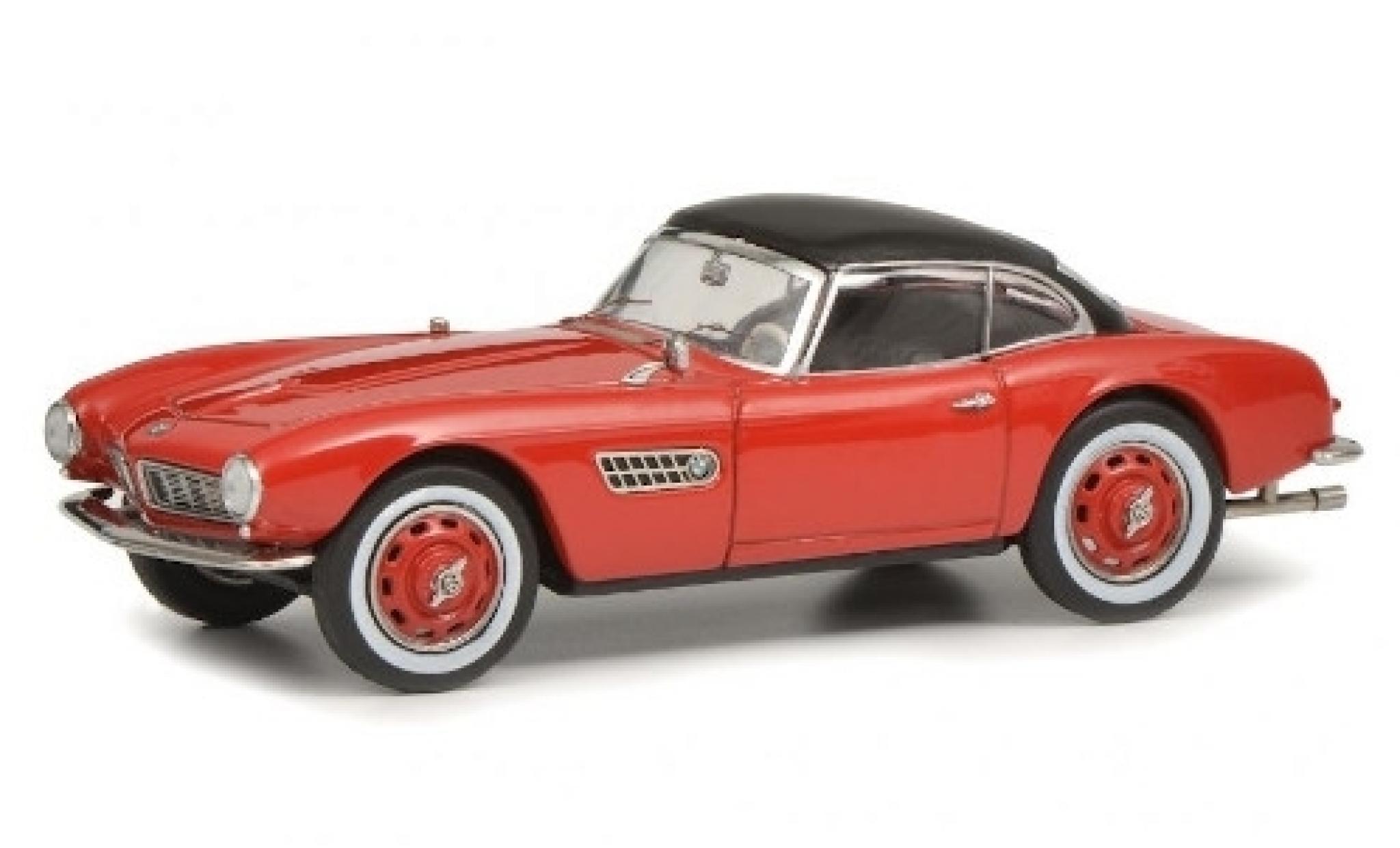 Bmw 507 1/43 Schuco rood/zwart modelauto