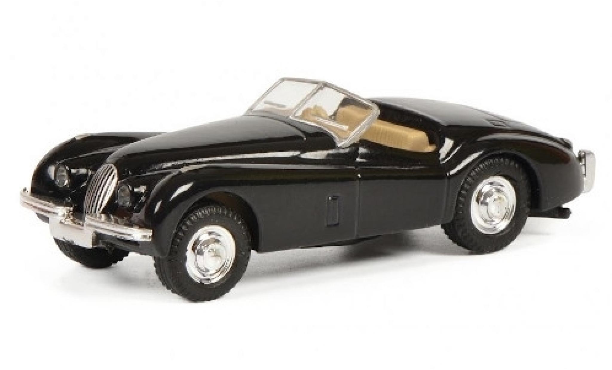 Jaguar XK 1/87 Schuco 120 zwart RHD modelauto