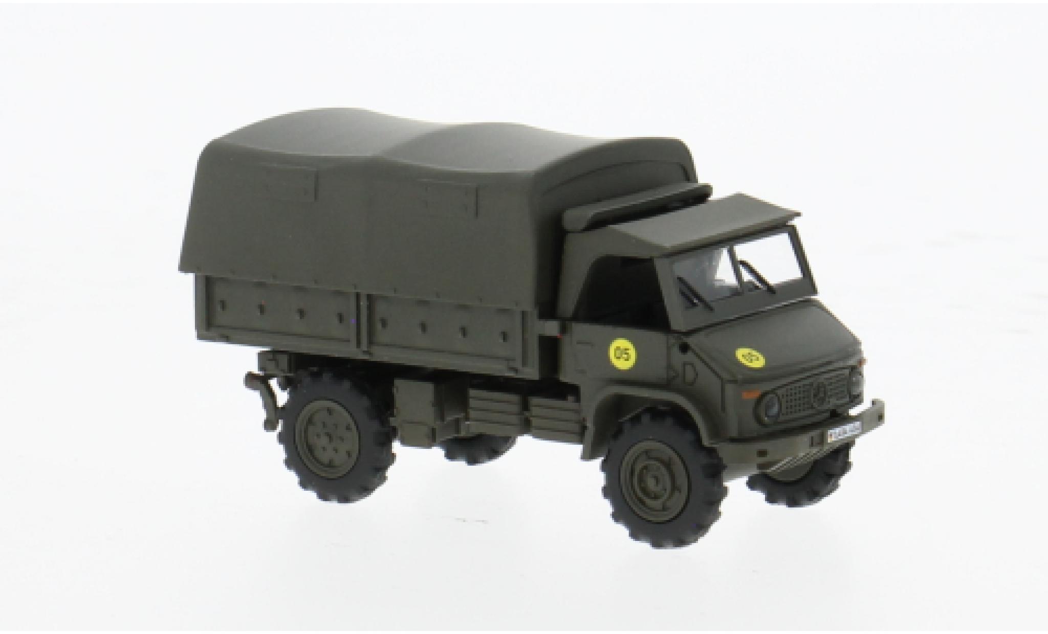 Mercedes Unimog 1/87 Schuco 404 S oliv Bundeswehr 1:87 modelauto