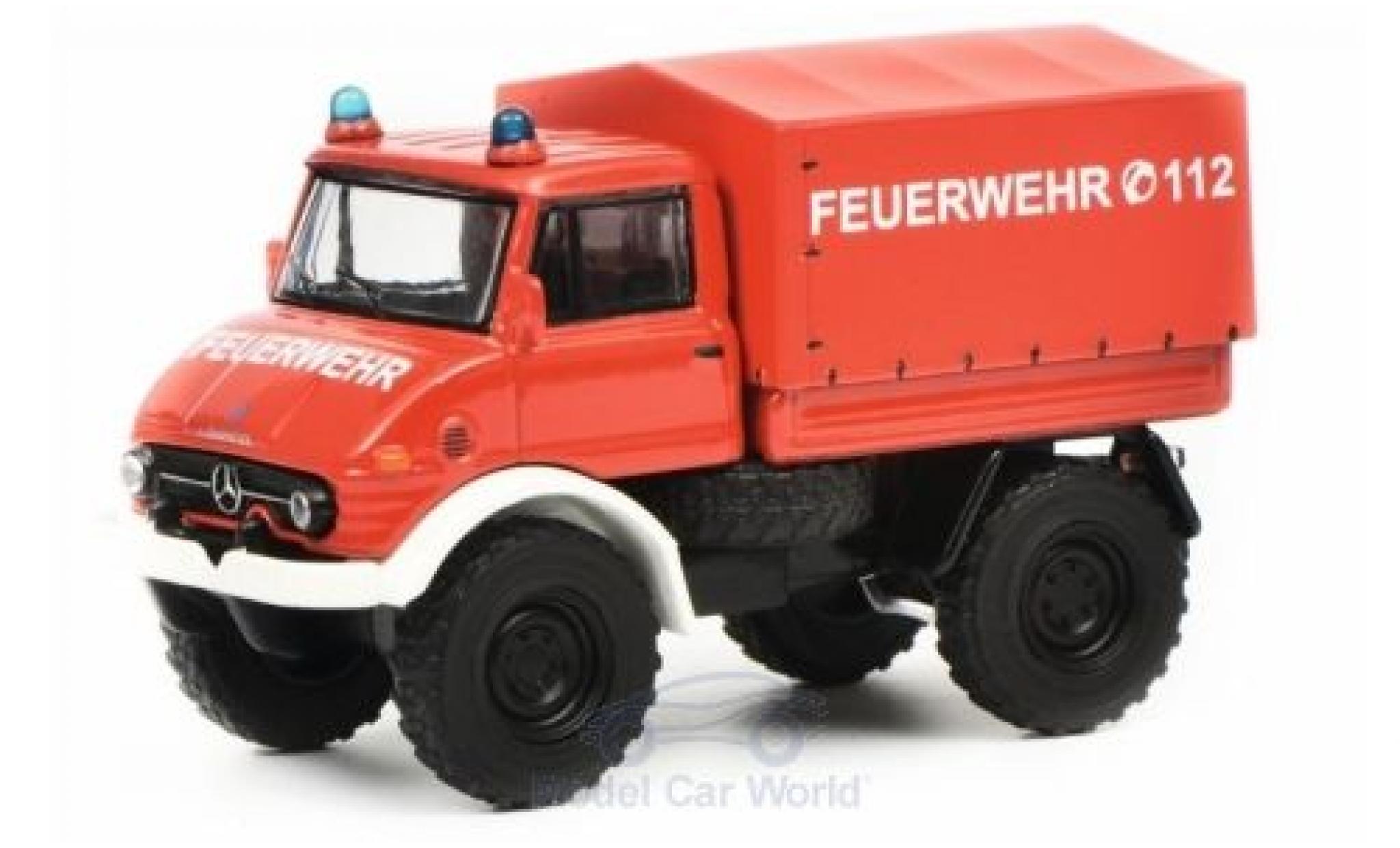 Mercedes Unimog 1/64 Schuco U406 Brandweer modelauto