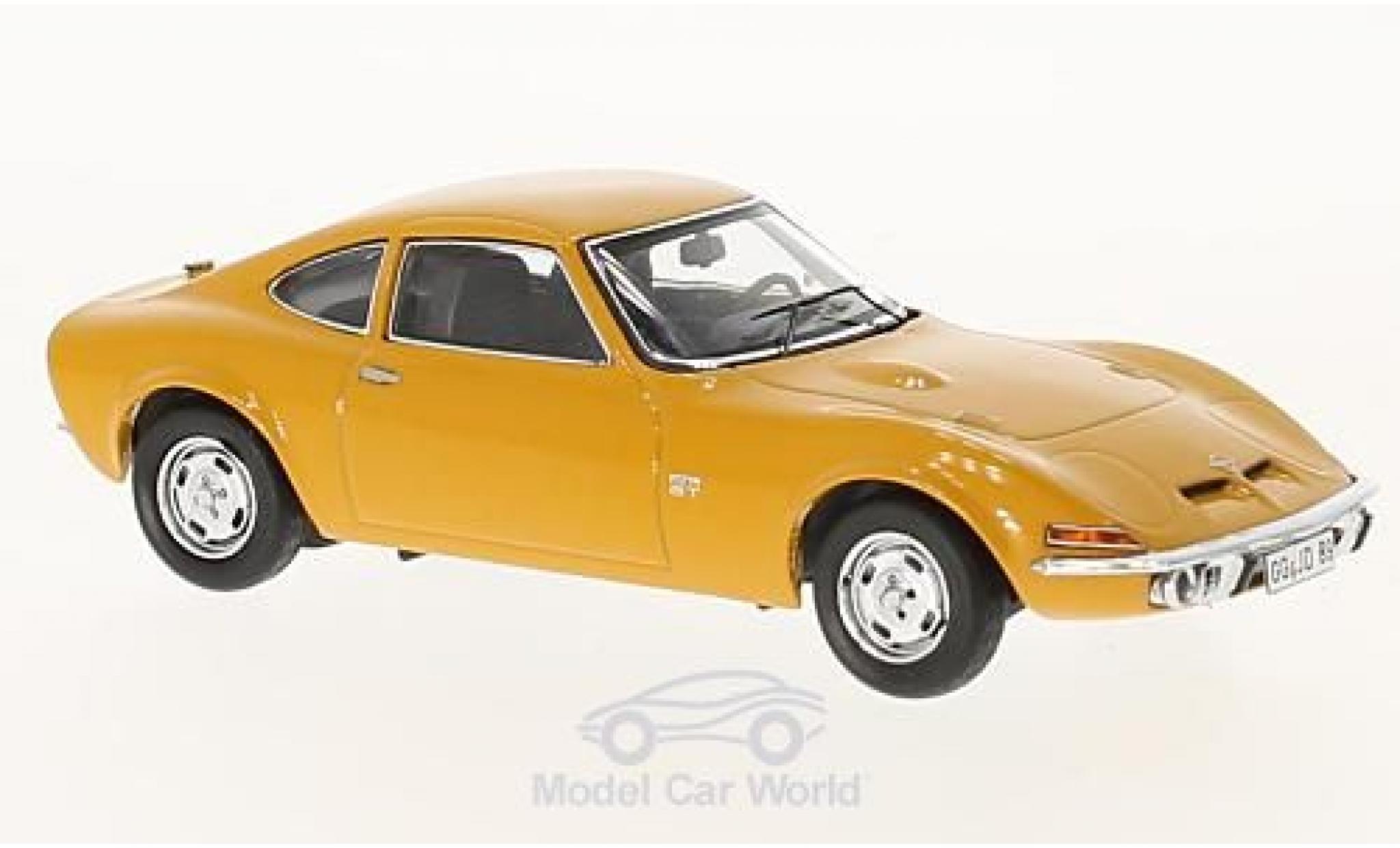 Opel GT 1/43 Schuco oranje modelauto