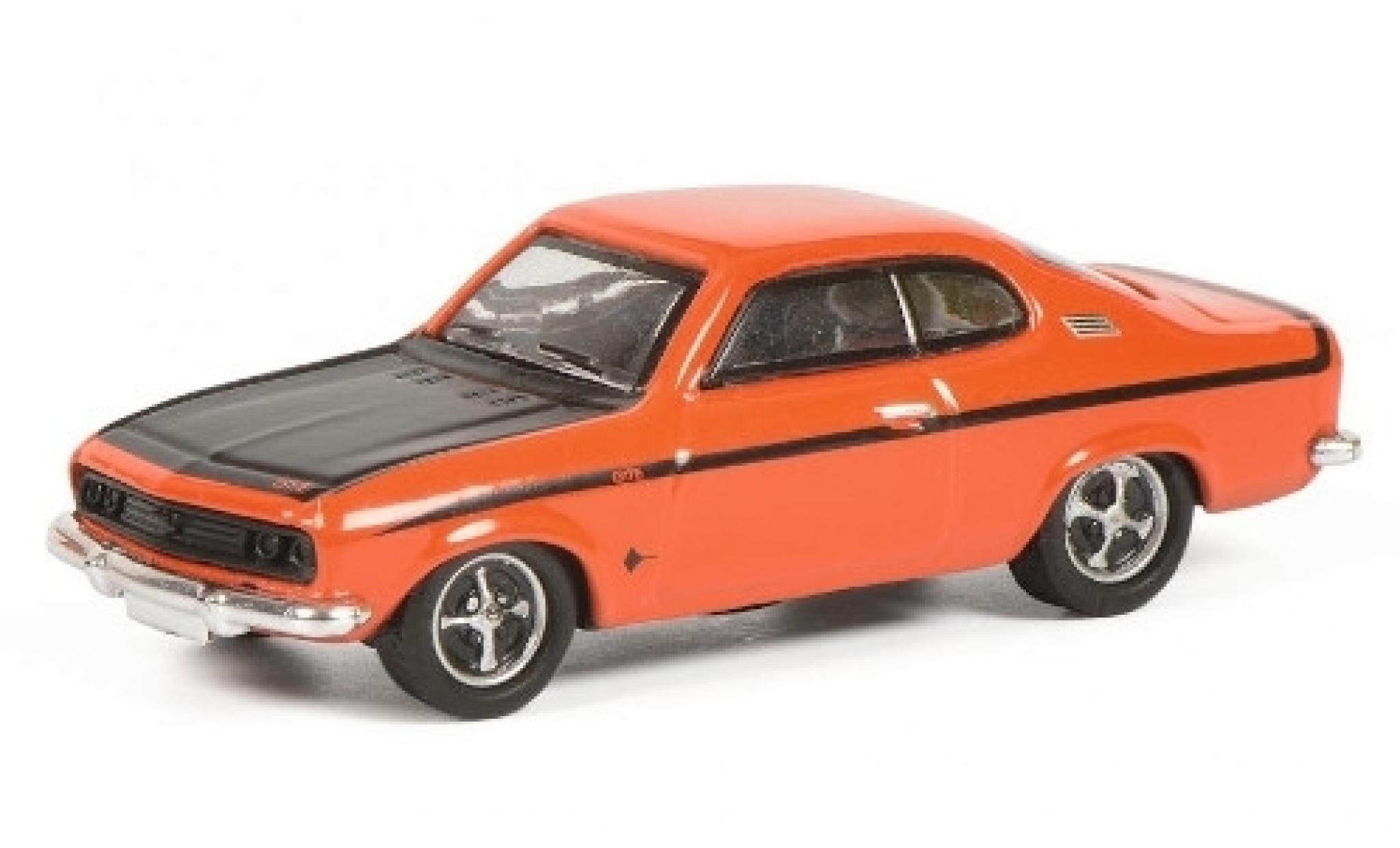 Opel Manta 1/87 Schuco A GT/E oranje/matt-zwart modelauto
