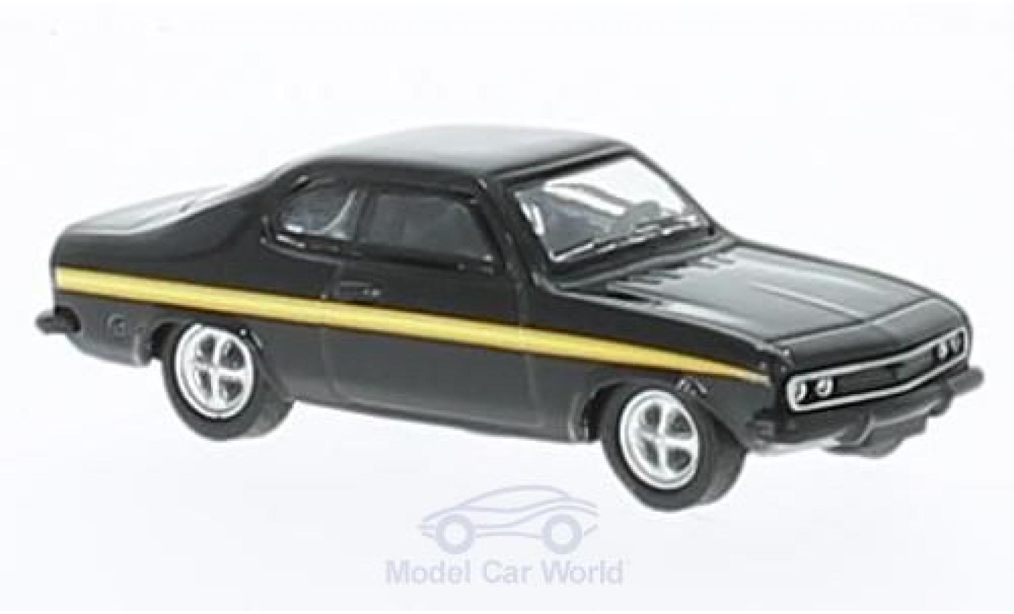 Opel Manta B 1/87 Schuco A zwart/Dekor Black Magic modelauto