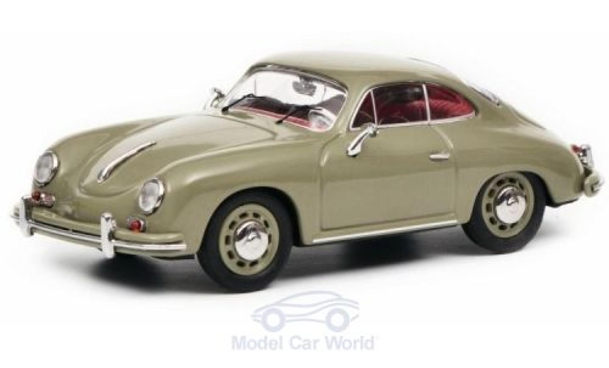 Porsche 356 1/43 Schuco A Coupe grijs modelauto