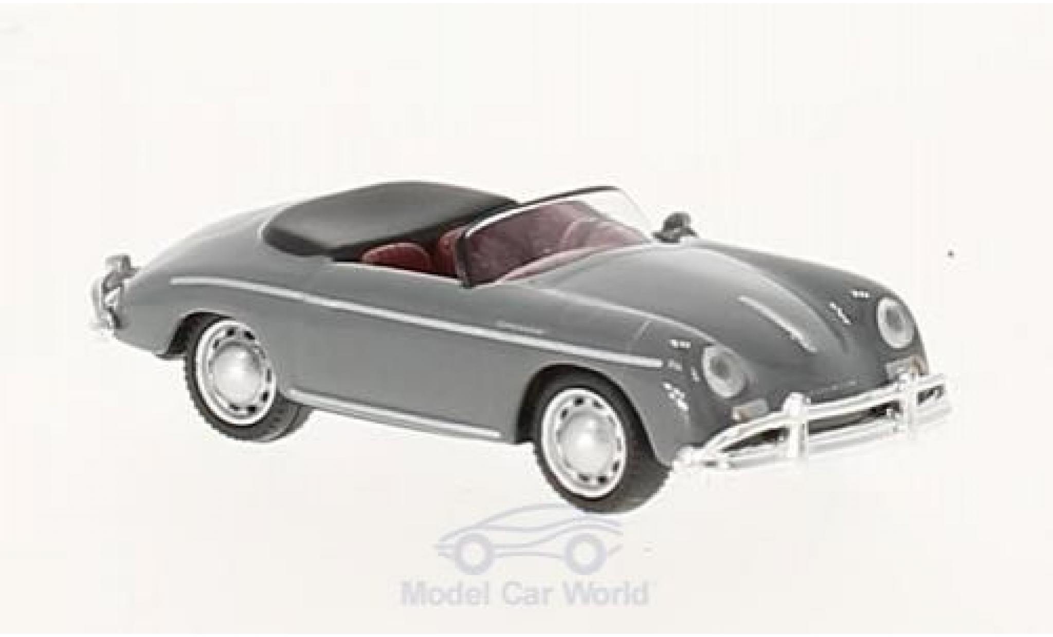 Porsche 356 A 1/87 Schuco A Speedster grijs modelauto