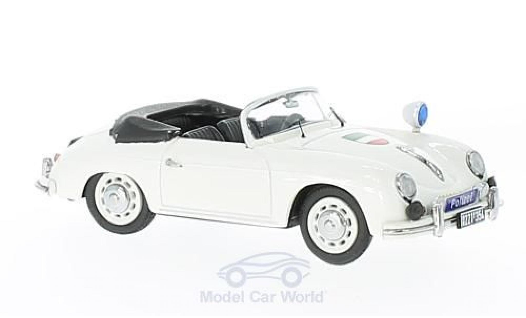 Porsche 356 A 1/43 Schuco A Politie NRW modelauto