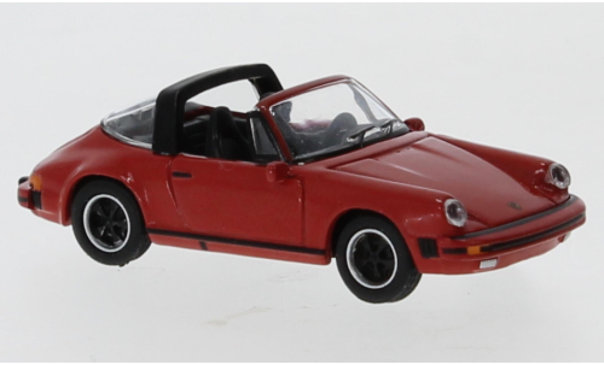 Porsche 911 1/87 Schuco 3.2 rood modelauto