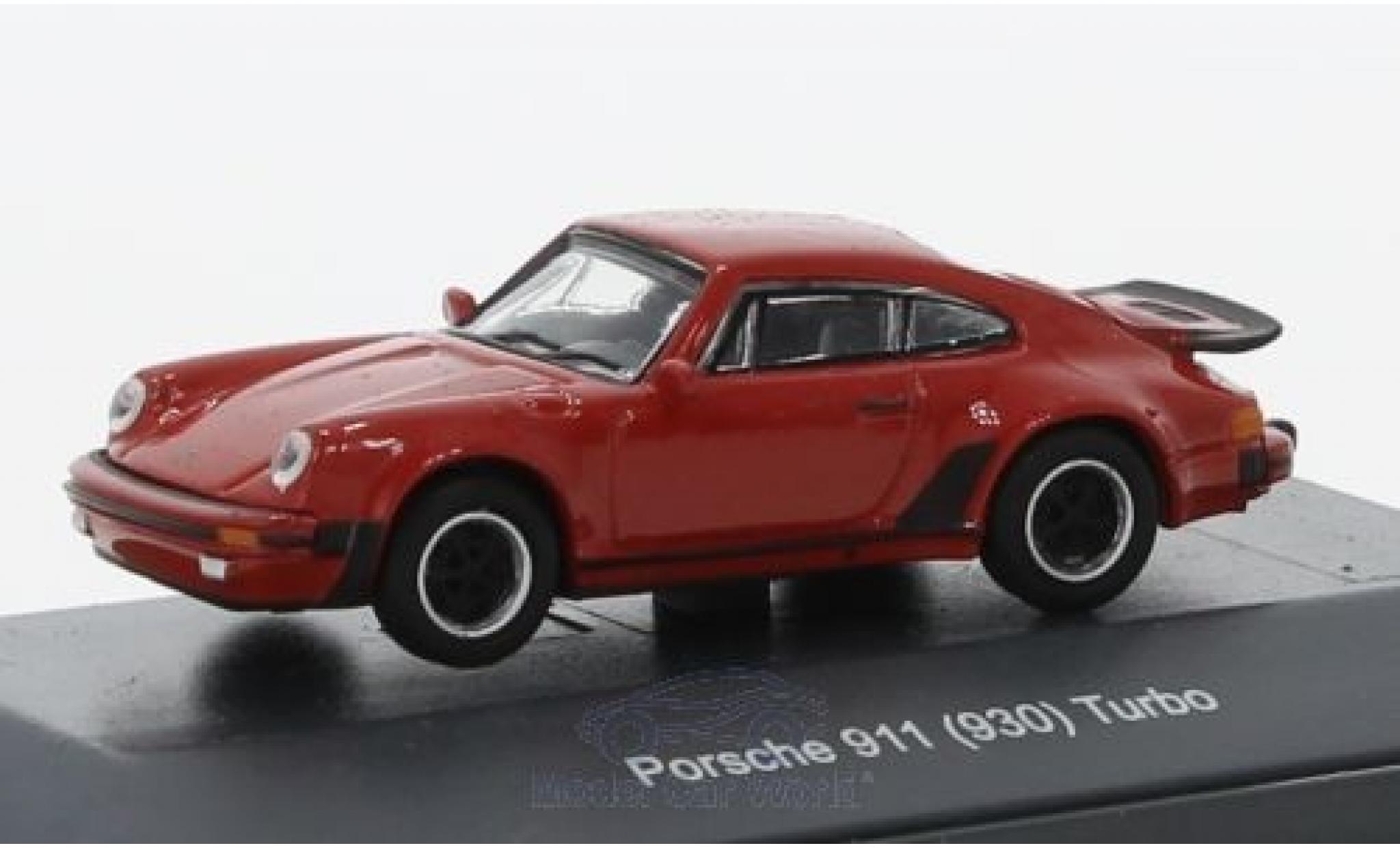 Porsche 930 Turbo 1/87 Schuco 911 () Turbo rood modelauto