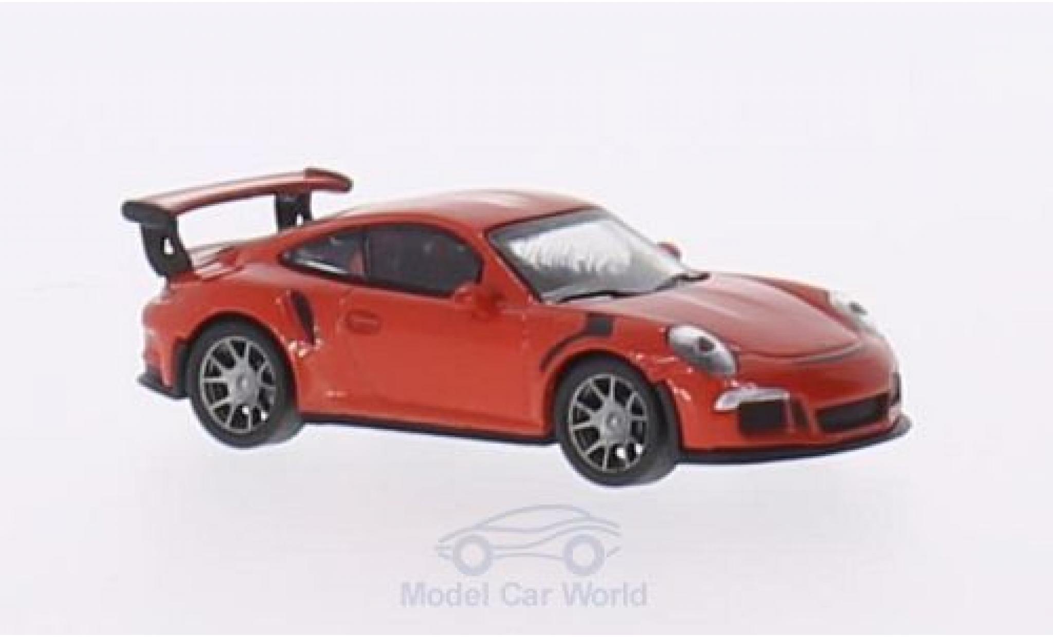 Porsche 991 GT3 RS 1/87 Schuco 911 () GT3 RS oranje modelauto