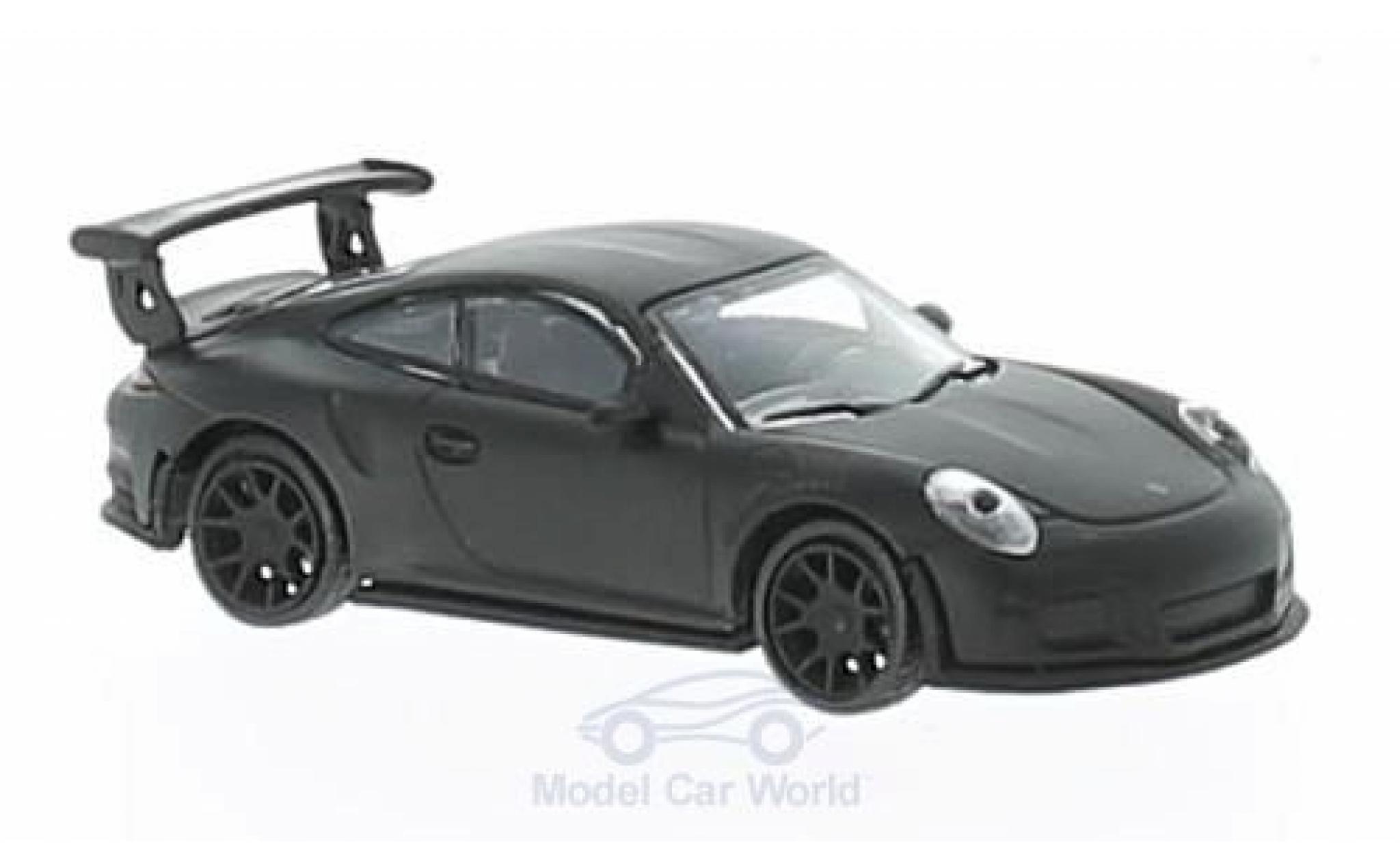 Porsche 991 GT3 RS 1/87 Schuco 911 () GT3 RS matt-zwart modelauto