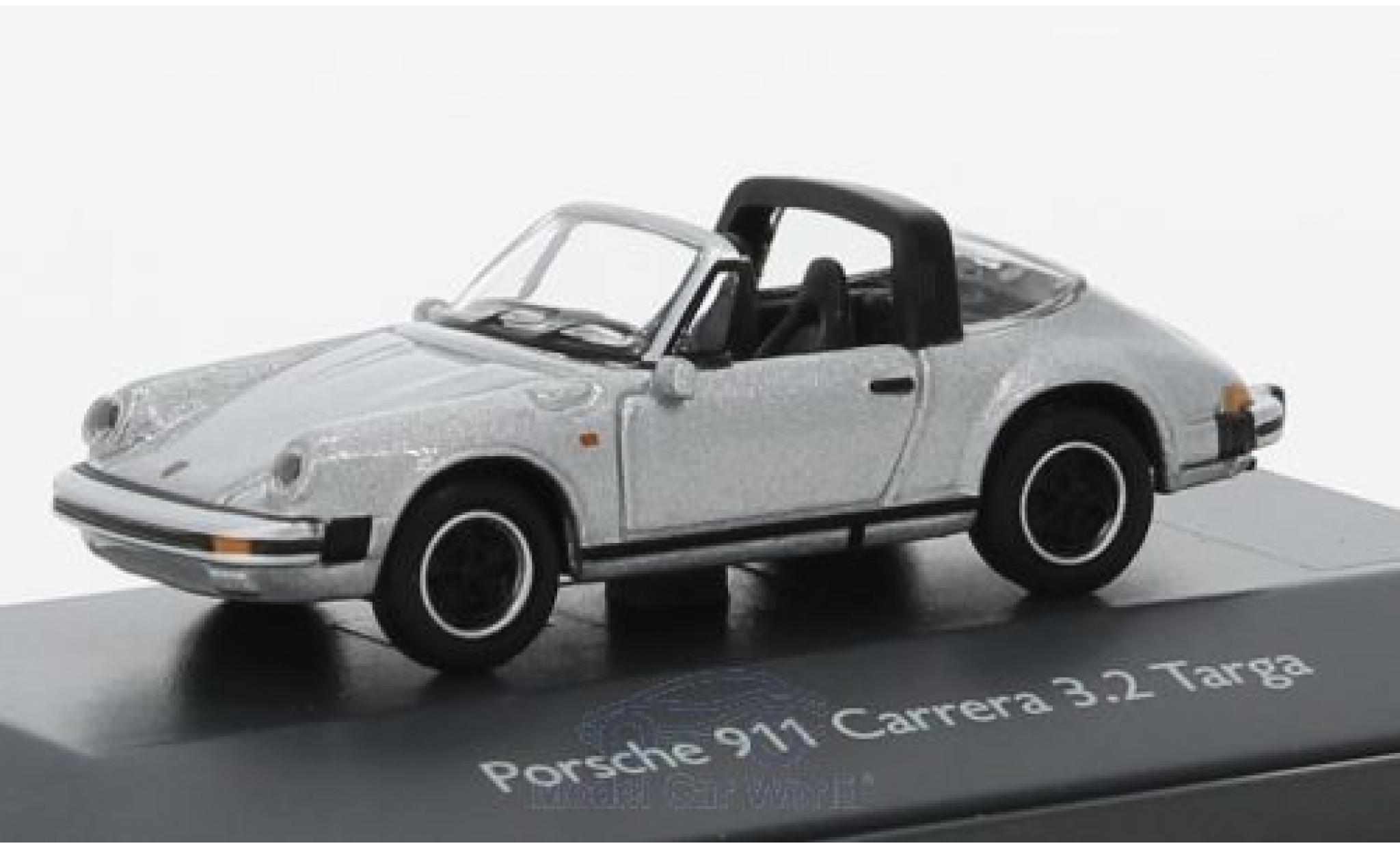 Porsche 911 Targa 1/87 Schuco Carrera 3.2 Targa grijs modelauto