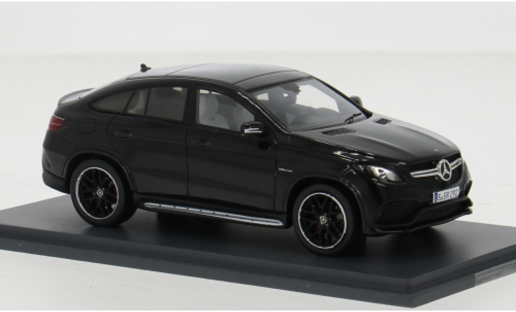 Mercedes Classe GLE 1/43 Schuco ProR GLE 63 Coupe (X253) metallic zwart 2016 1:43 modelauto
